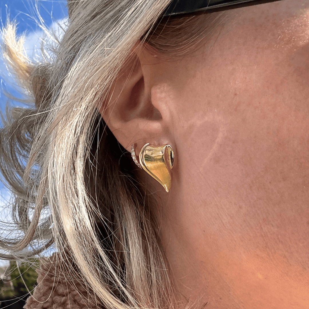 WillowFineJewellery 9ct Gold Vintage Earrings