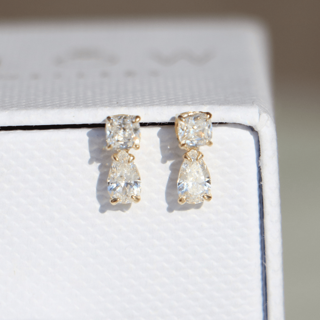 WillowFineJewellery 9ct Yellow Gold Earrings