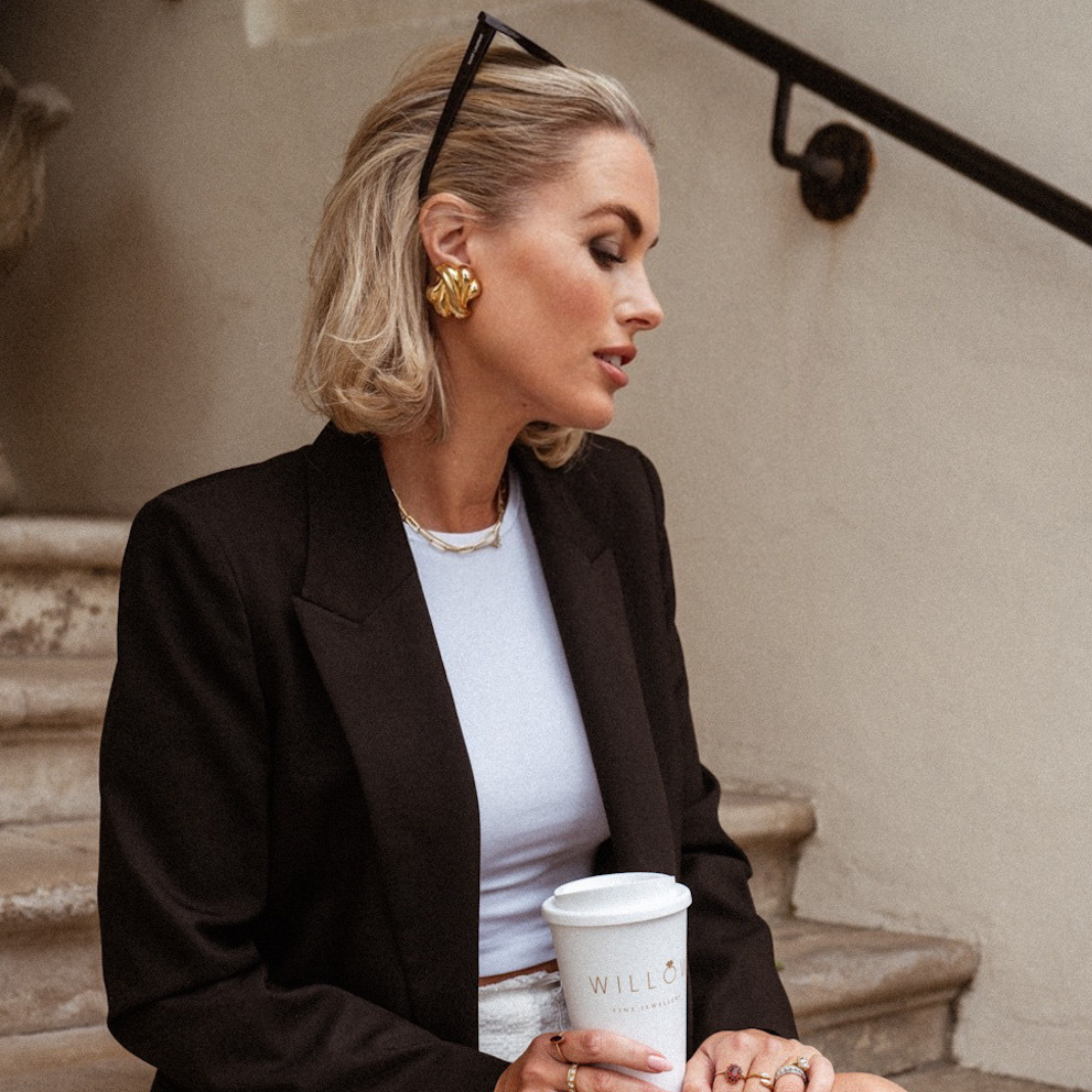 WillowFineJewellery Vintage large statement earrings