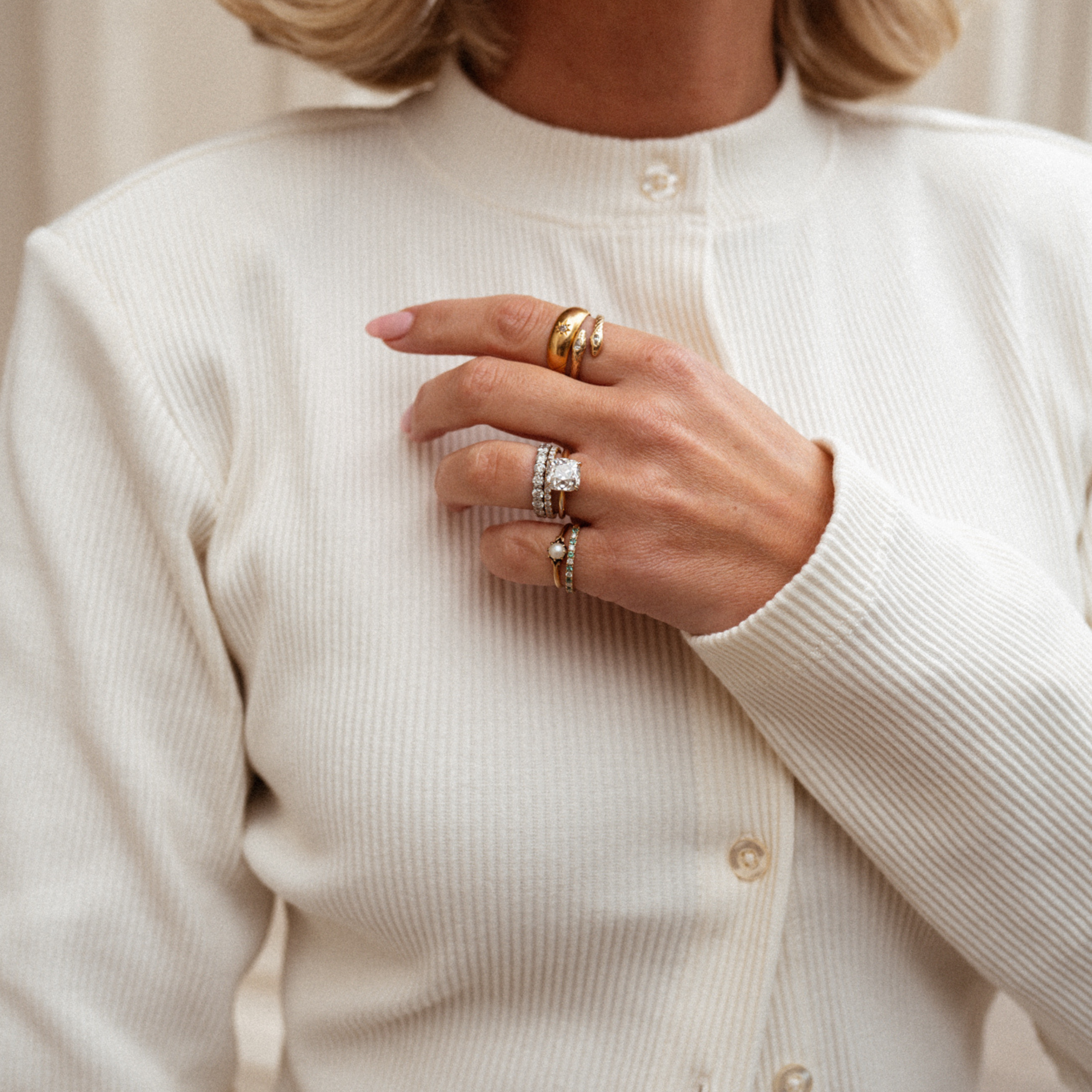 WillowFineJewellery 18ct White Gold 0.25ct Diamond Eternity Ring