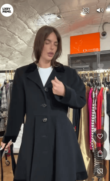 YSL YSL Black Wool Coat AGC3454