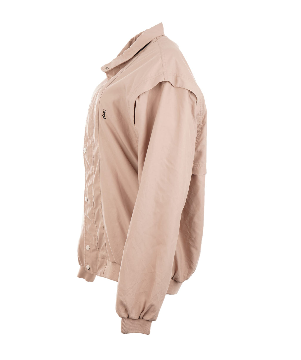 YSL YSL Vintage Windbreaker in Beige with Black YSL Logo APL0015