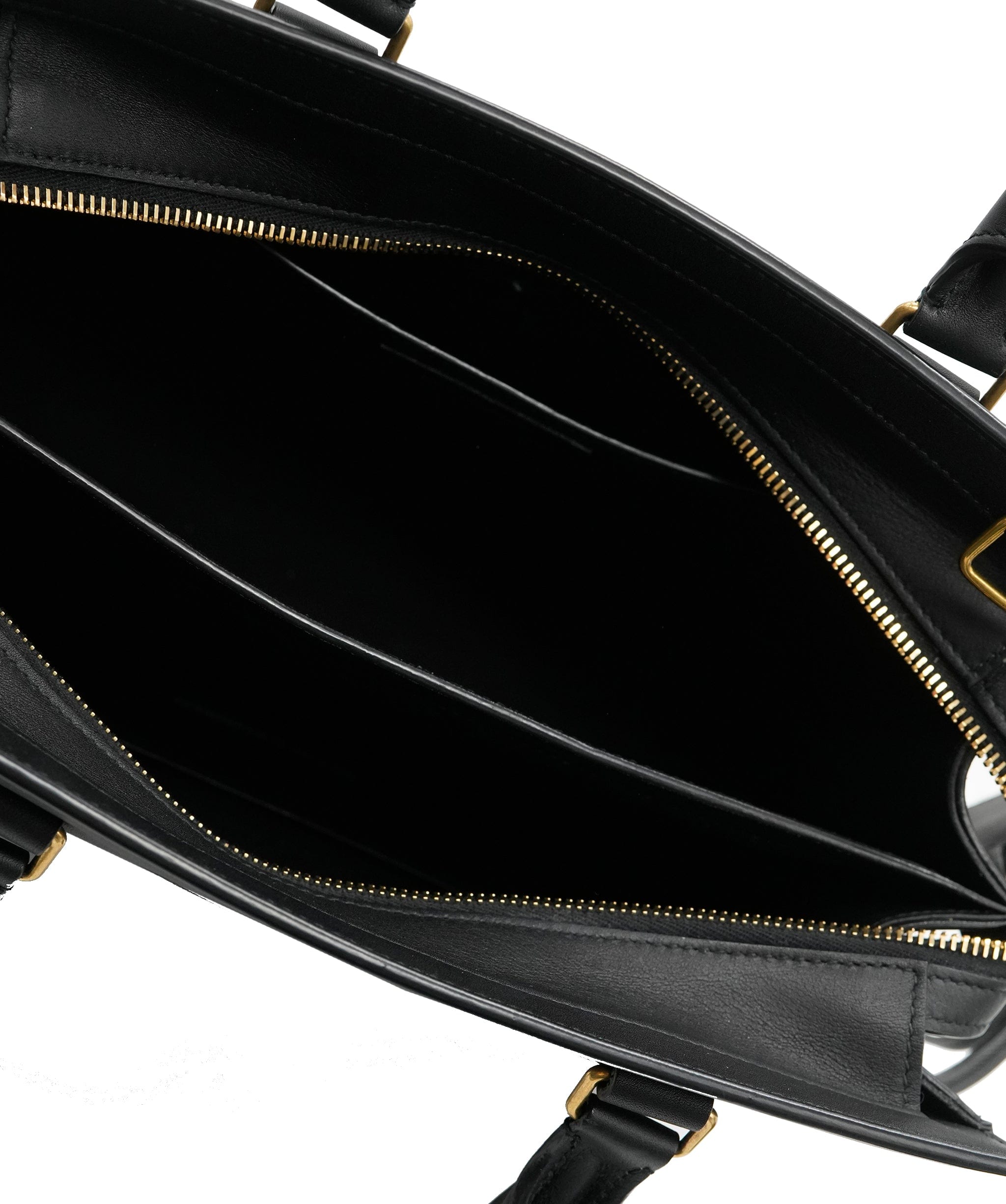 Yves Saint Laurent Saint Laurent Black Shopper Style Crossbody Bag ALL1030