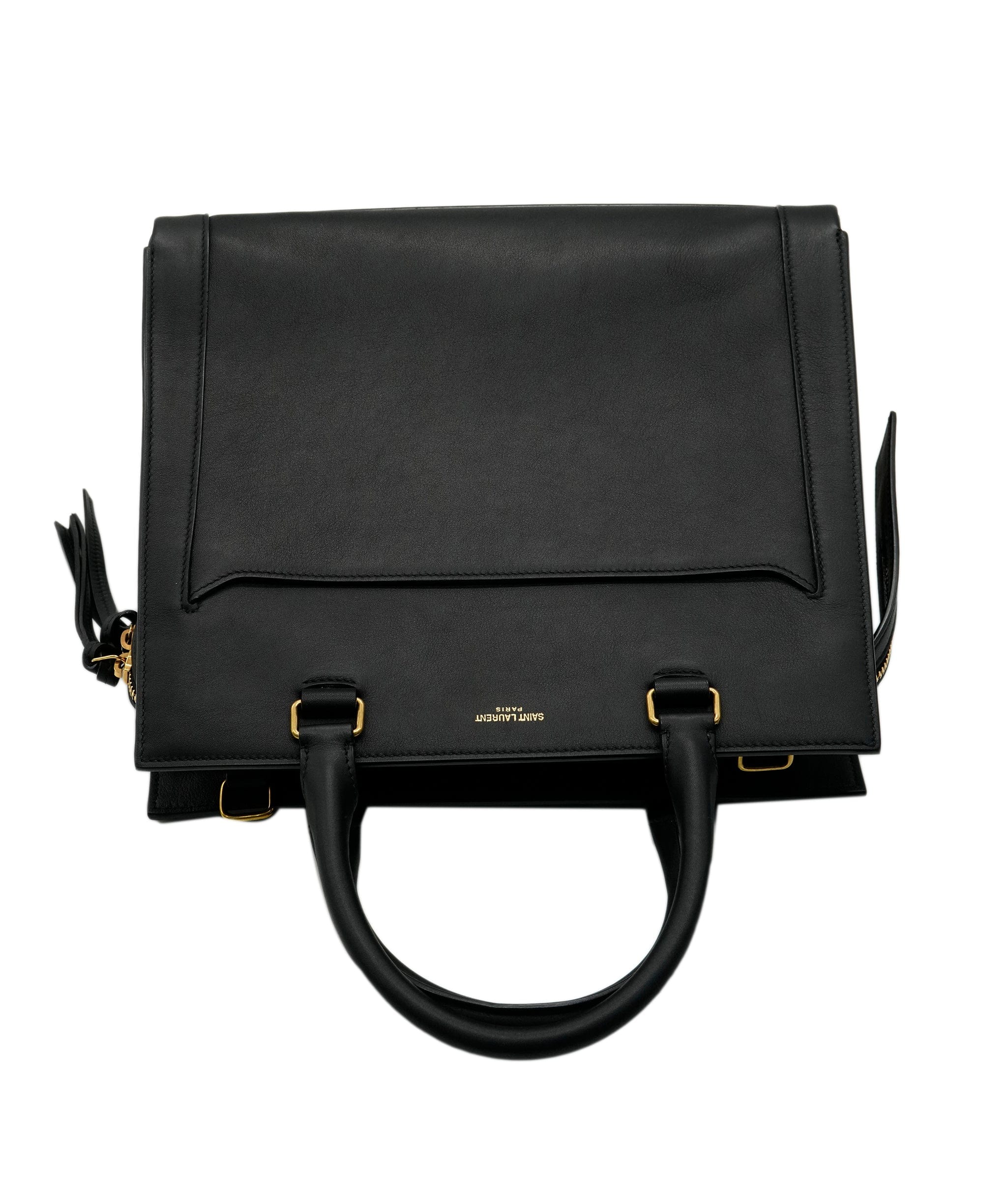 Yves Saint Laurent Saint Laurent Black Shopper Style Crossbody Bag ALL1030