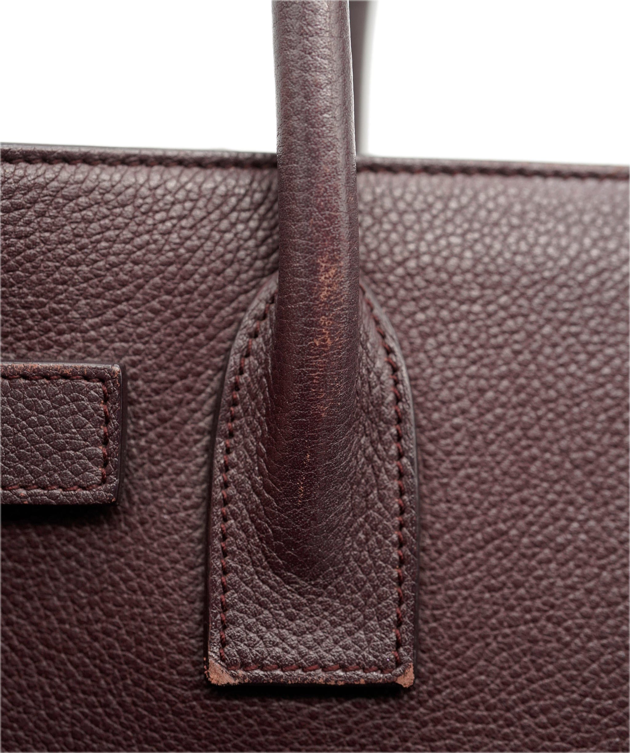 Yves Saint Laurent Saint Laurent Sac De Jour Nano Burgundy ALC1094