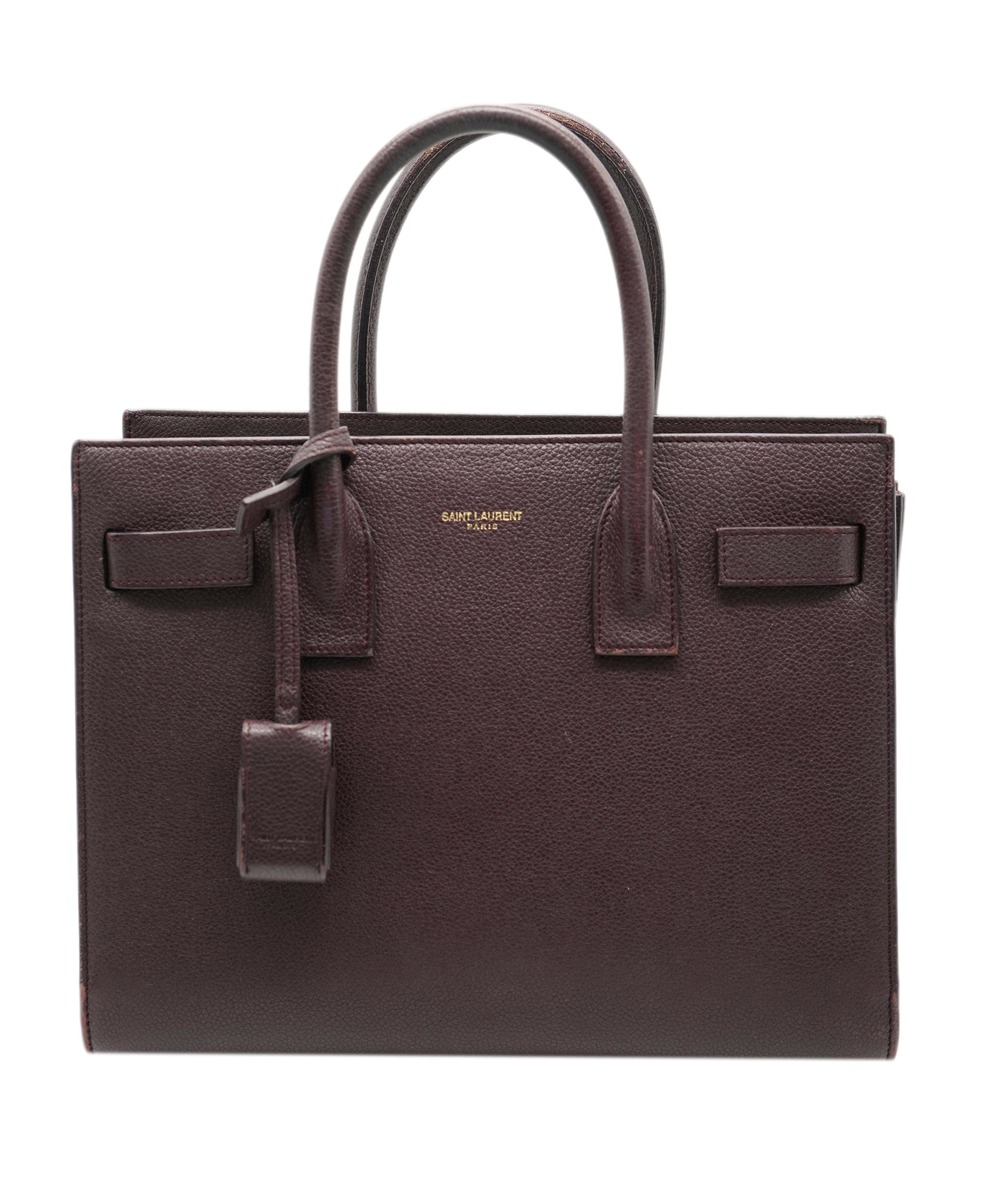 Yves Saint Laurent Saint Laurent Sac De Jour Nano Burgundy ALC1094