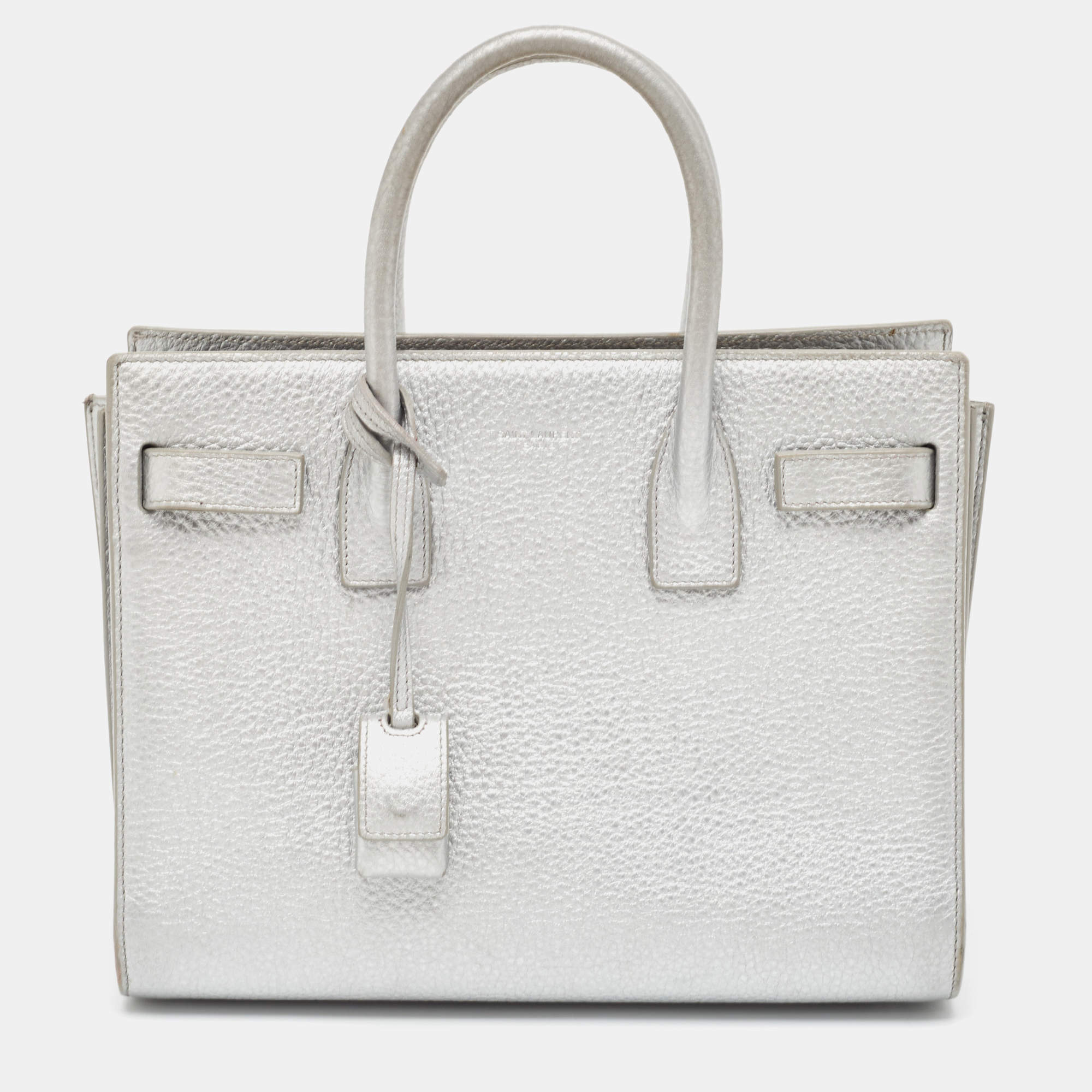 Yves saint clearance laurent silver bag