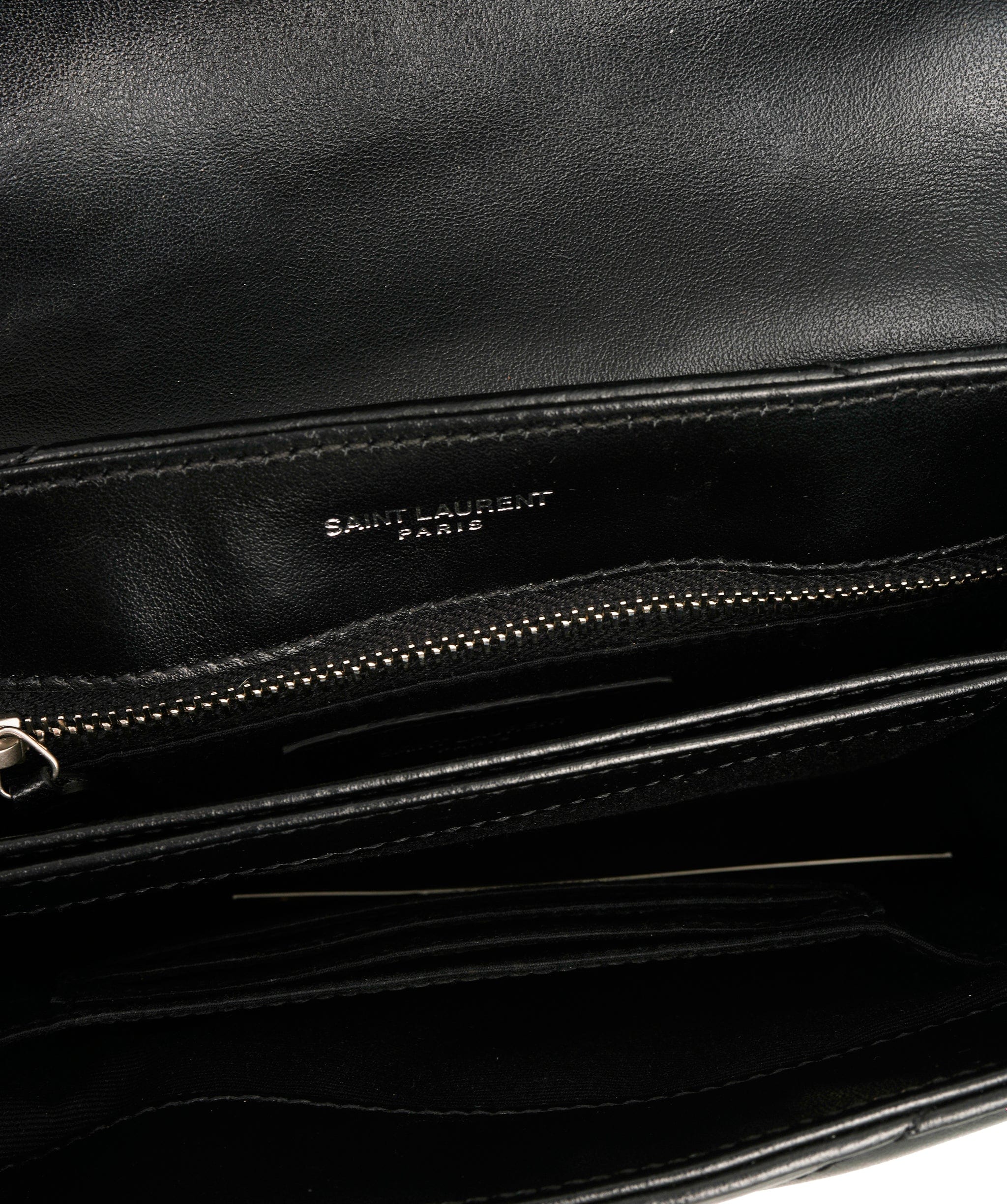 Yves Saint Laurent YSL Lou Lou Mini Chevron Bag With Silver Hardware ALC2293