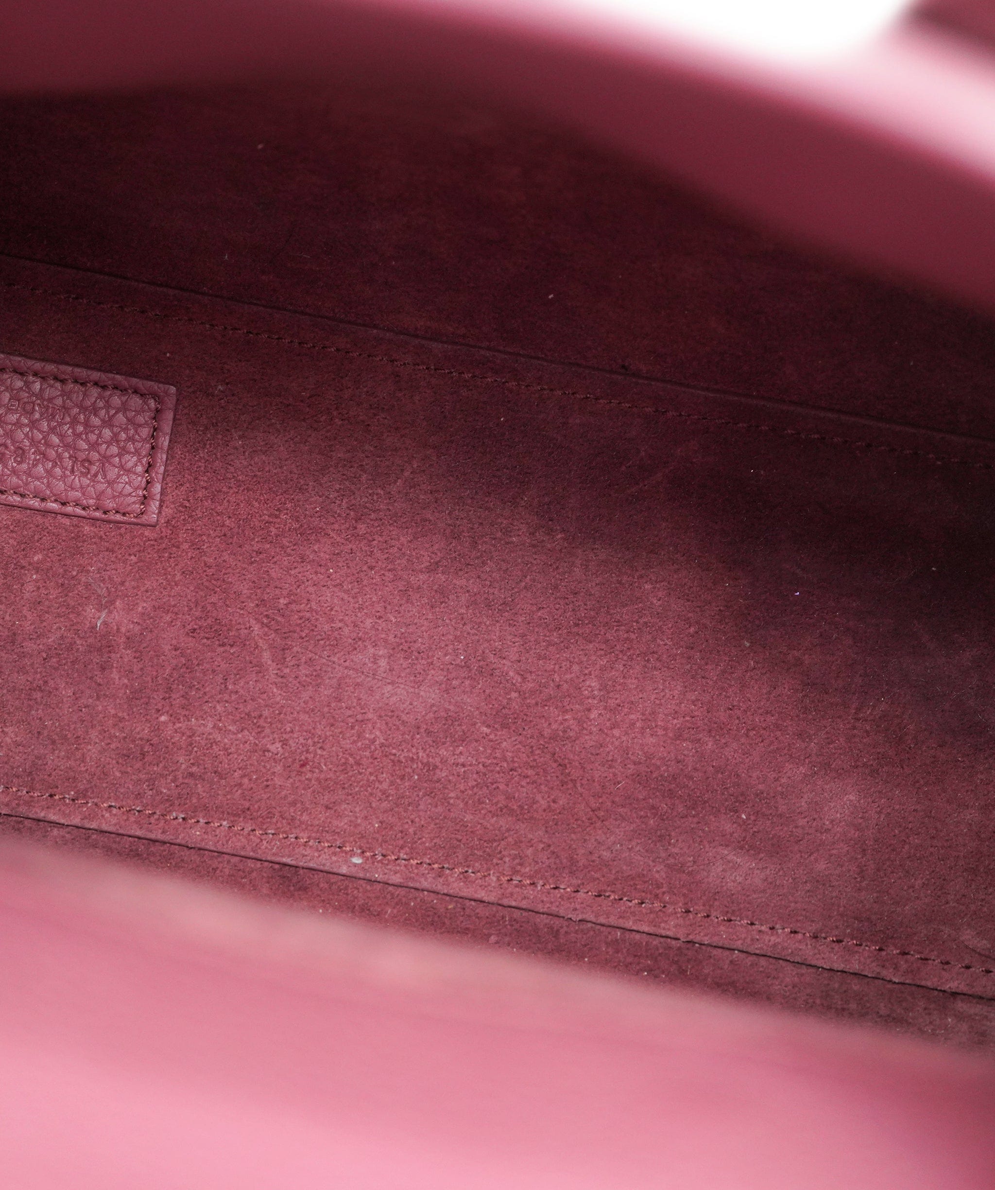 Yves Saint Laurent YSL Small Pink Grained Leather Sac De Jour Bag PHW AGC1722