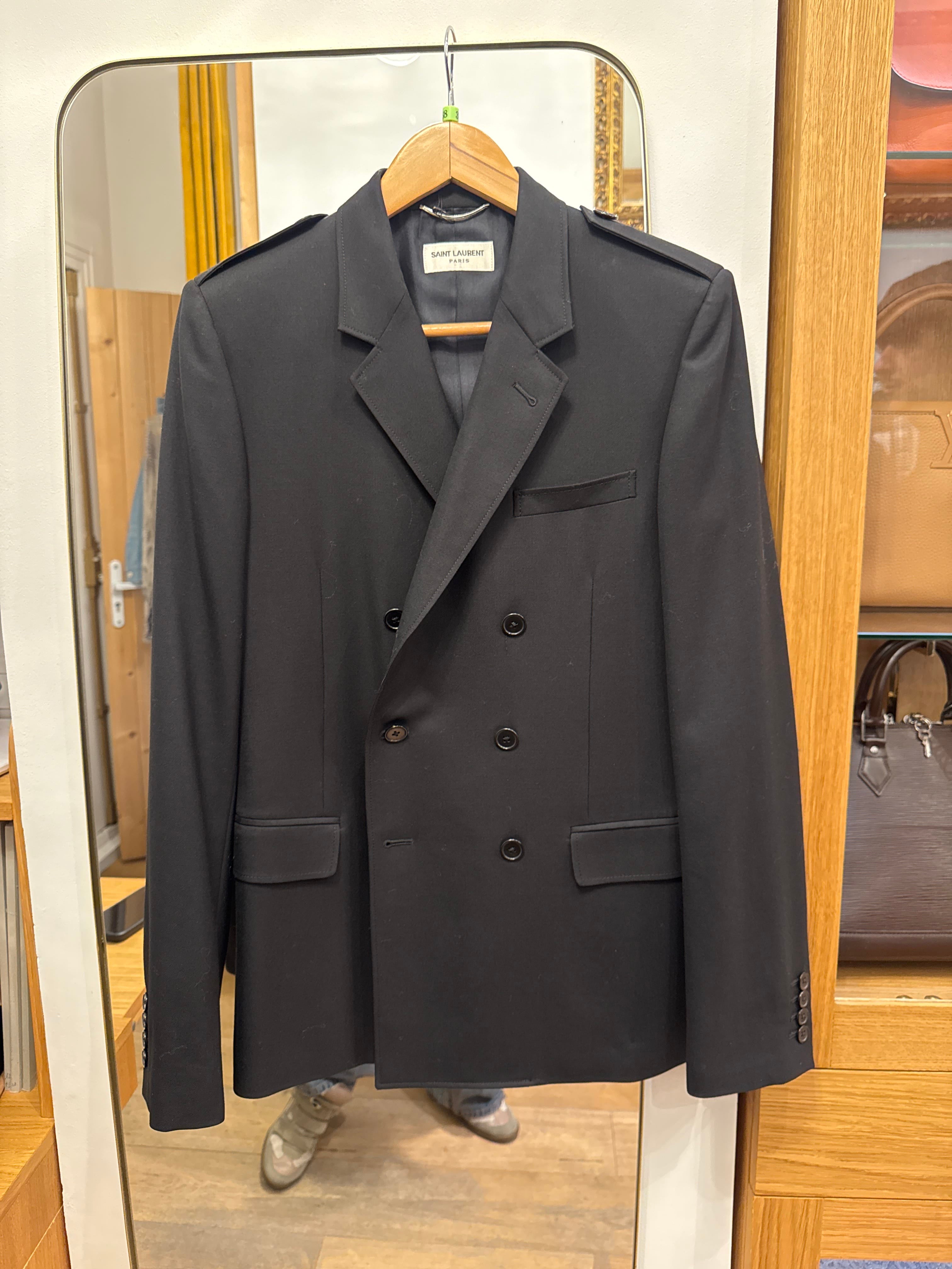 Yves Saint Laurent MILITARY BLACK JACKET AGC3318
