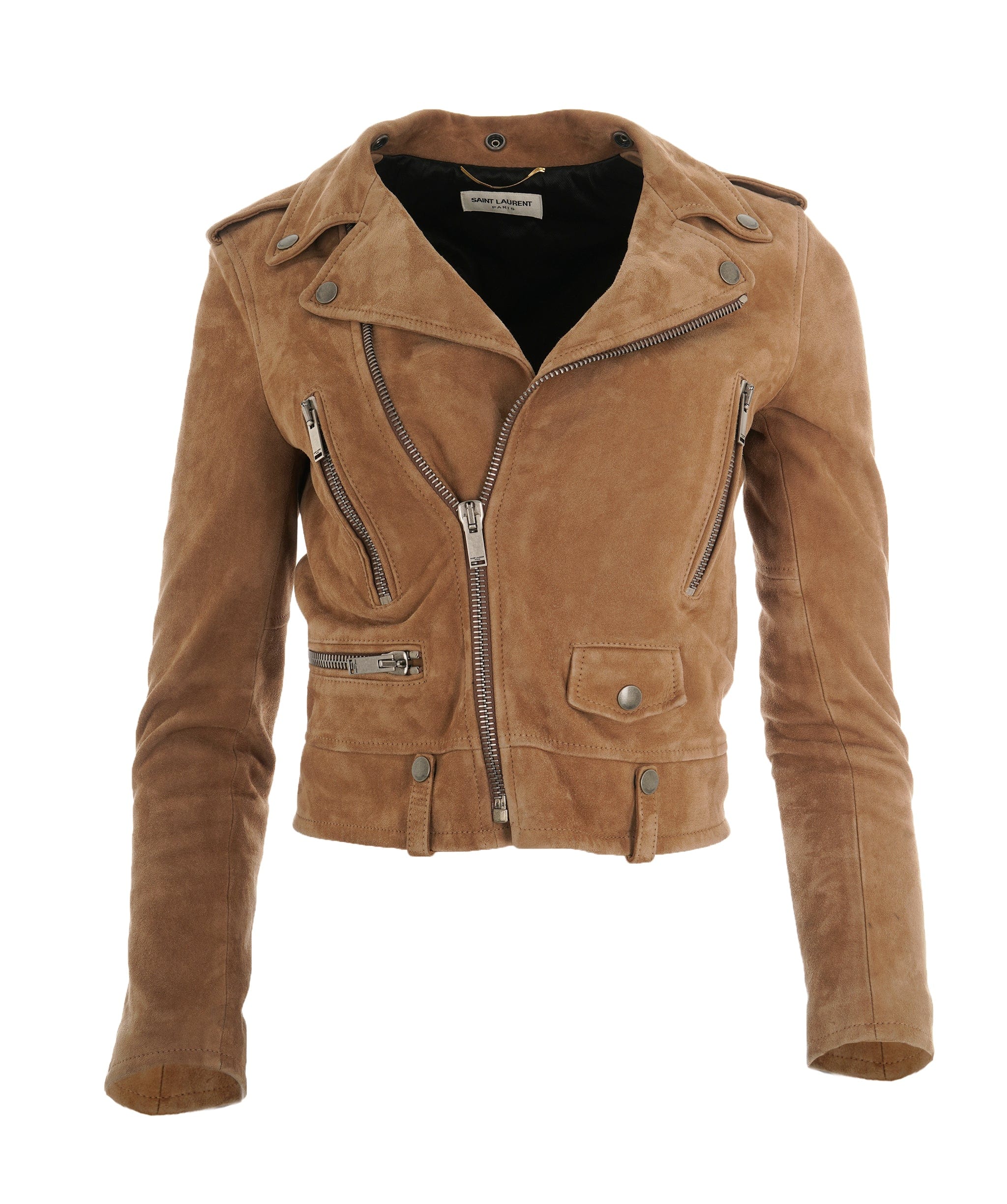 Yves Saint Laurent Saint Laurent – Classic Camel Suede Western Jacket ALC2419