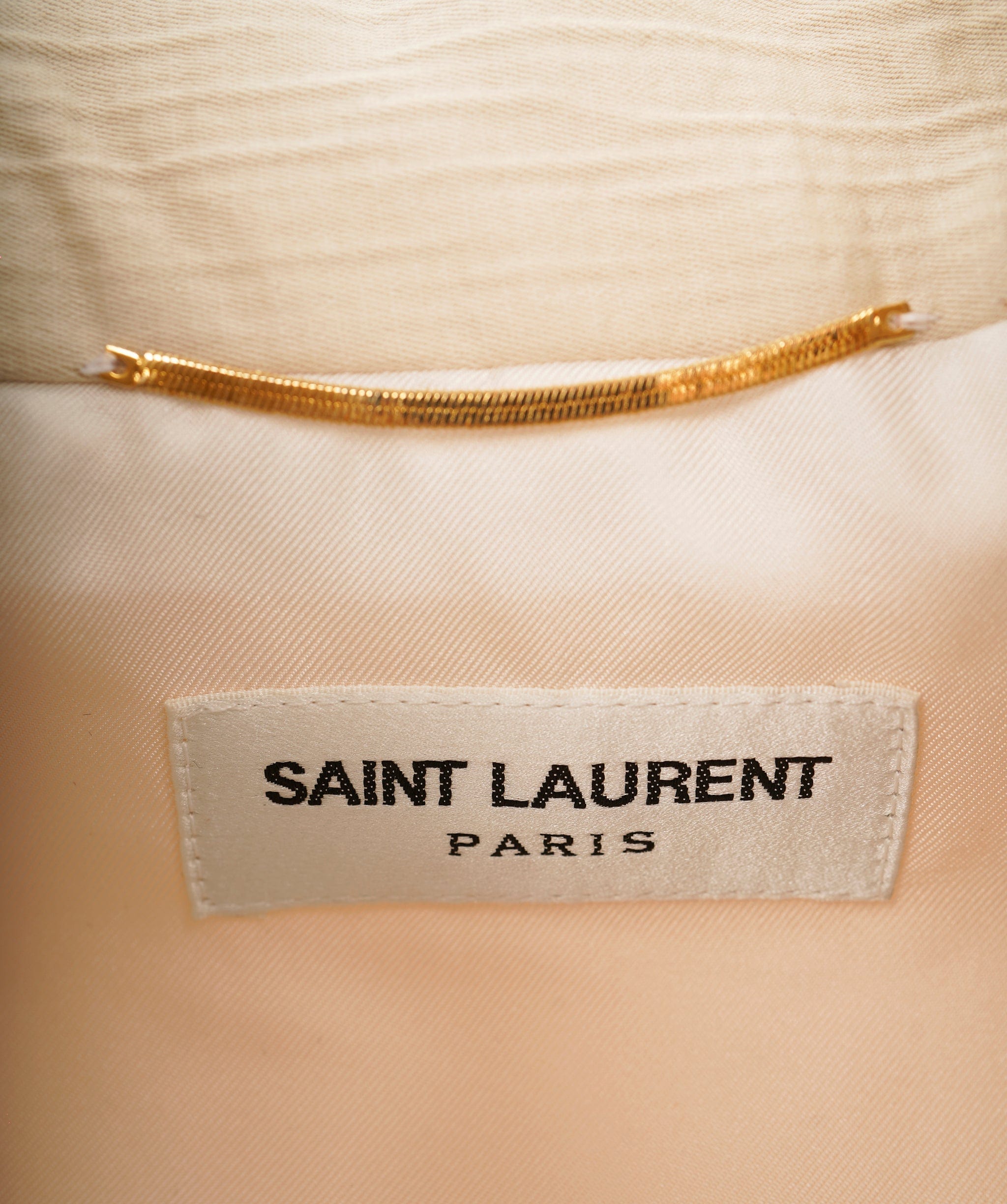 Yves Saint Laurent Saint Laurent Ivory Belted Trench Coat for Timeless Elegance ALC2434