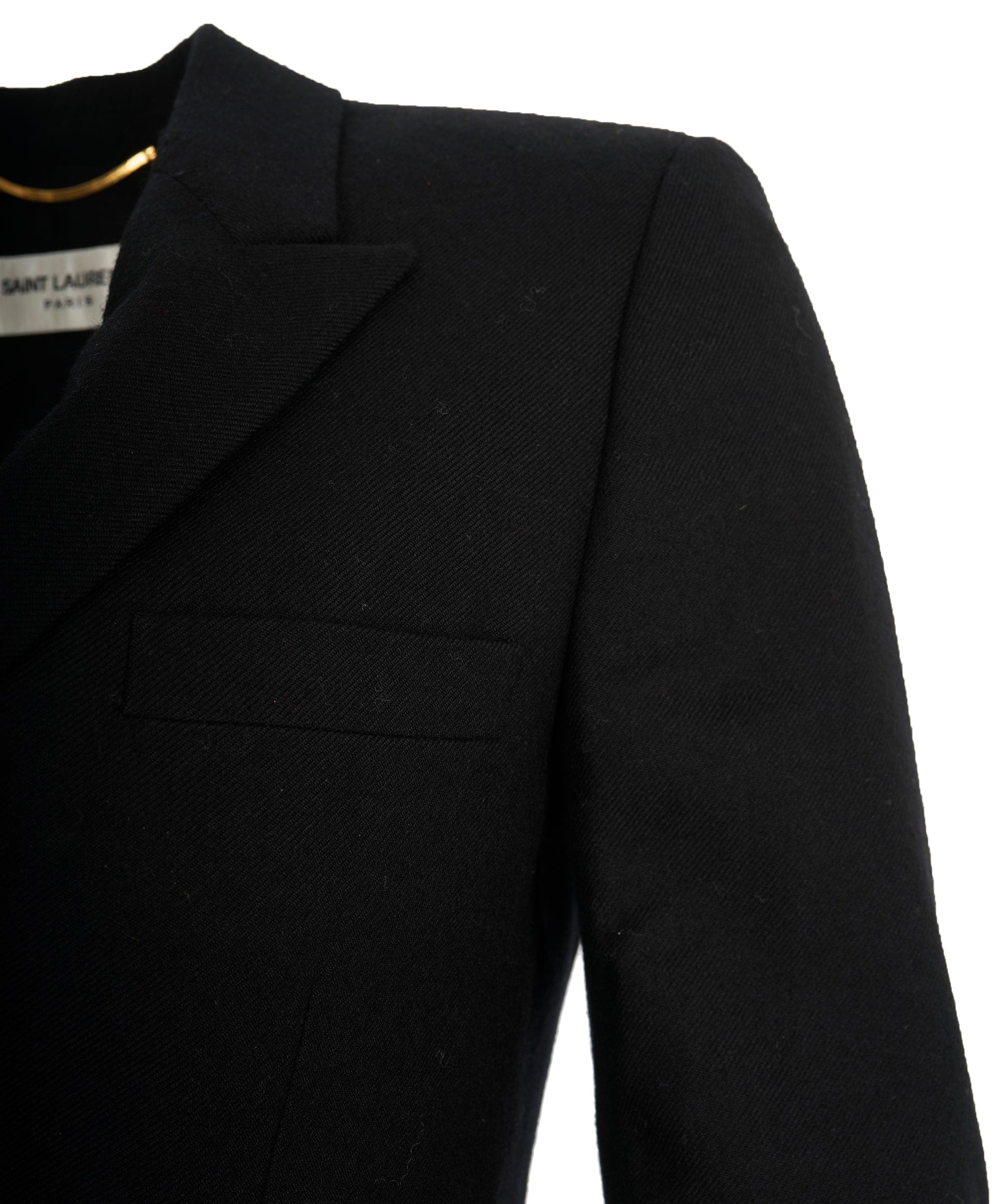 Yves Saint Laurent Saint Laurent – Tailored Wool Blazer in Classic Black ALC2430
