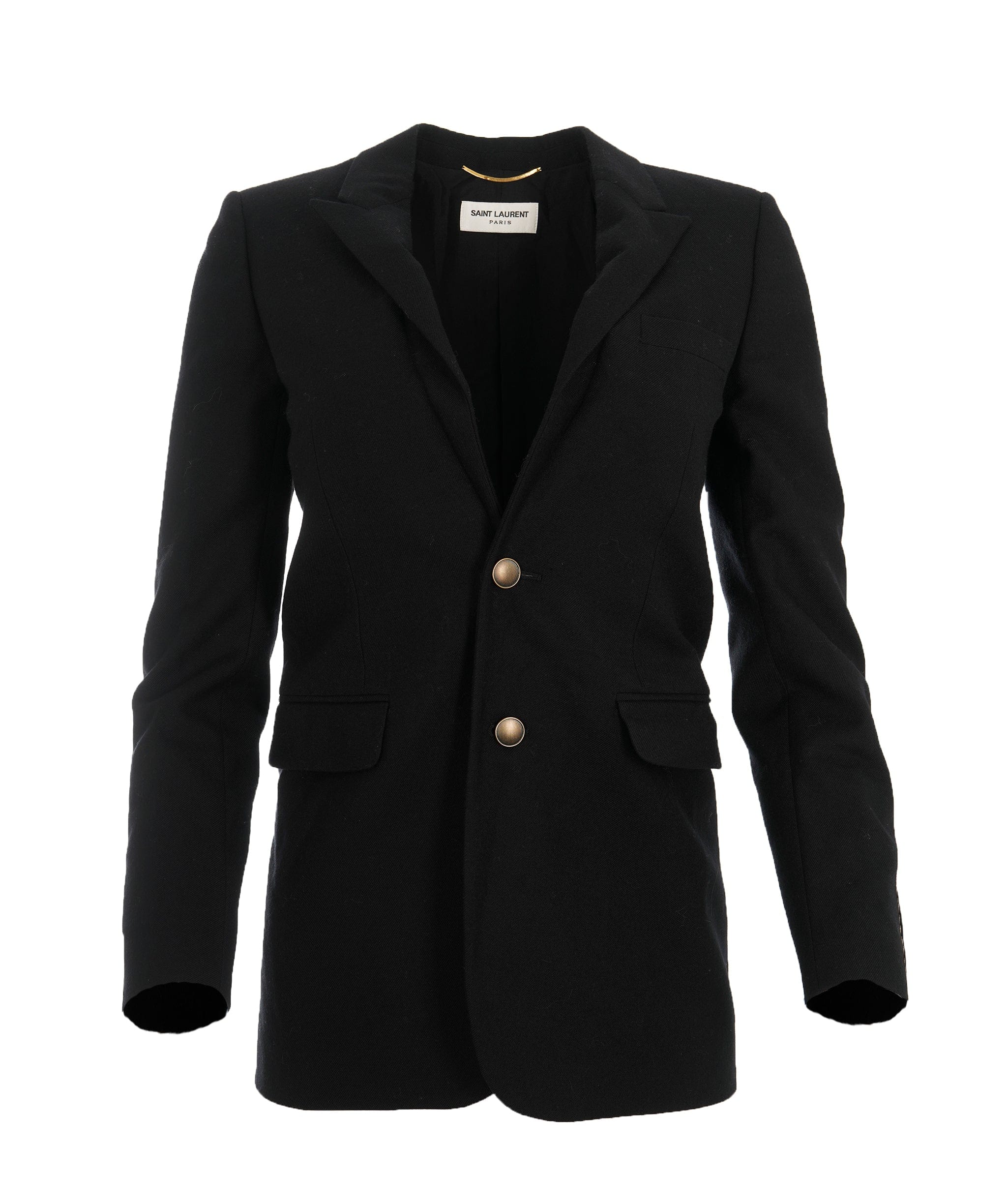 Yves Saint Laurent Saint Laurent – Tailored Wool Blazer in Classic Black ALC2430