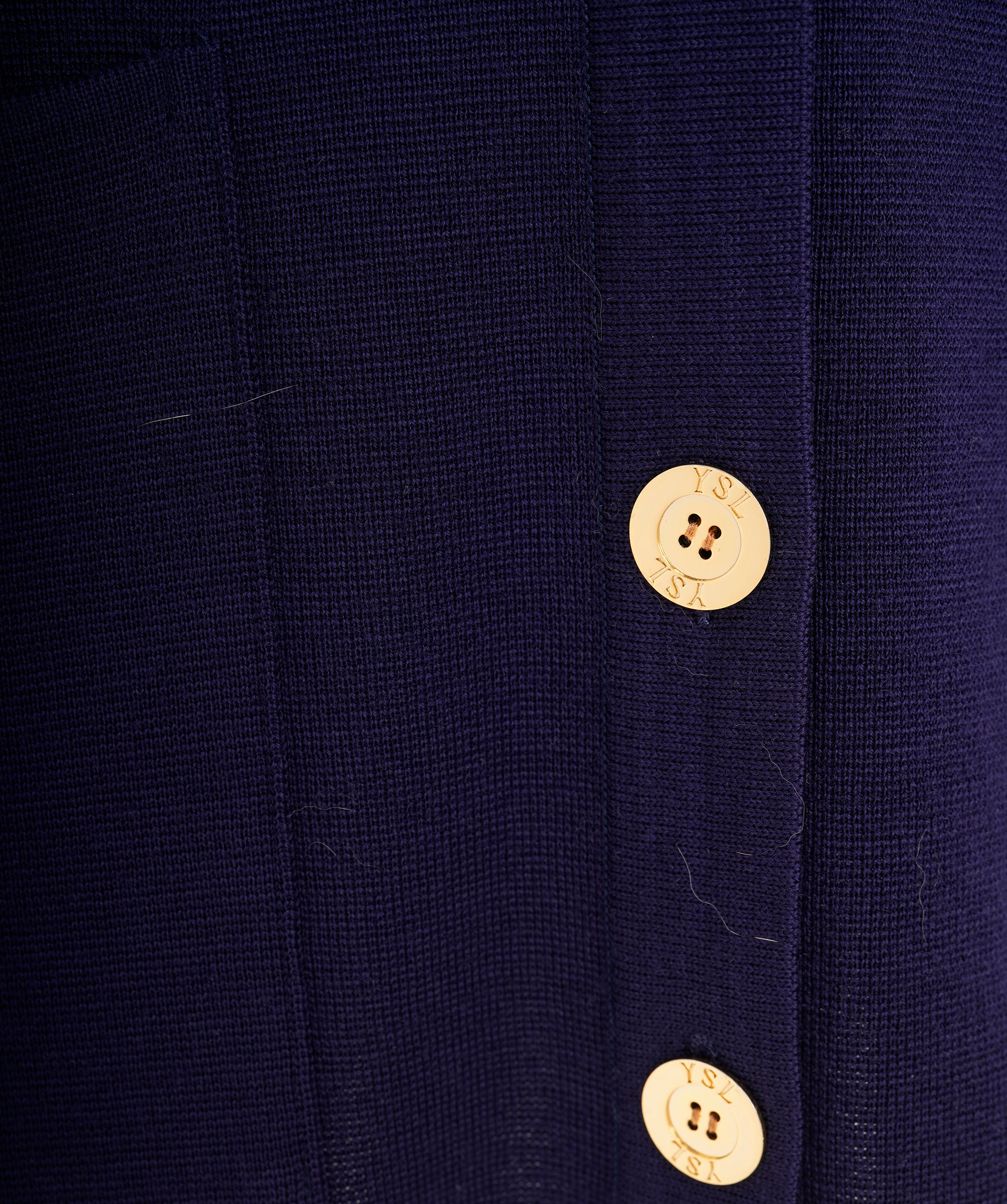 Yves Saint Laurent YSL Blue Logo Cardigan ALC3561