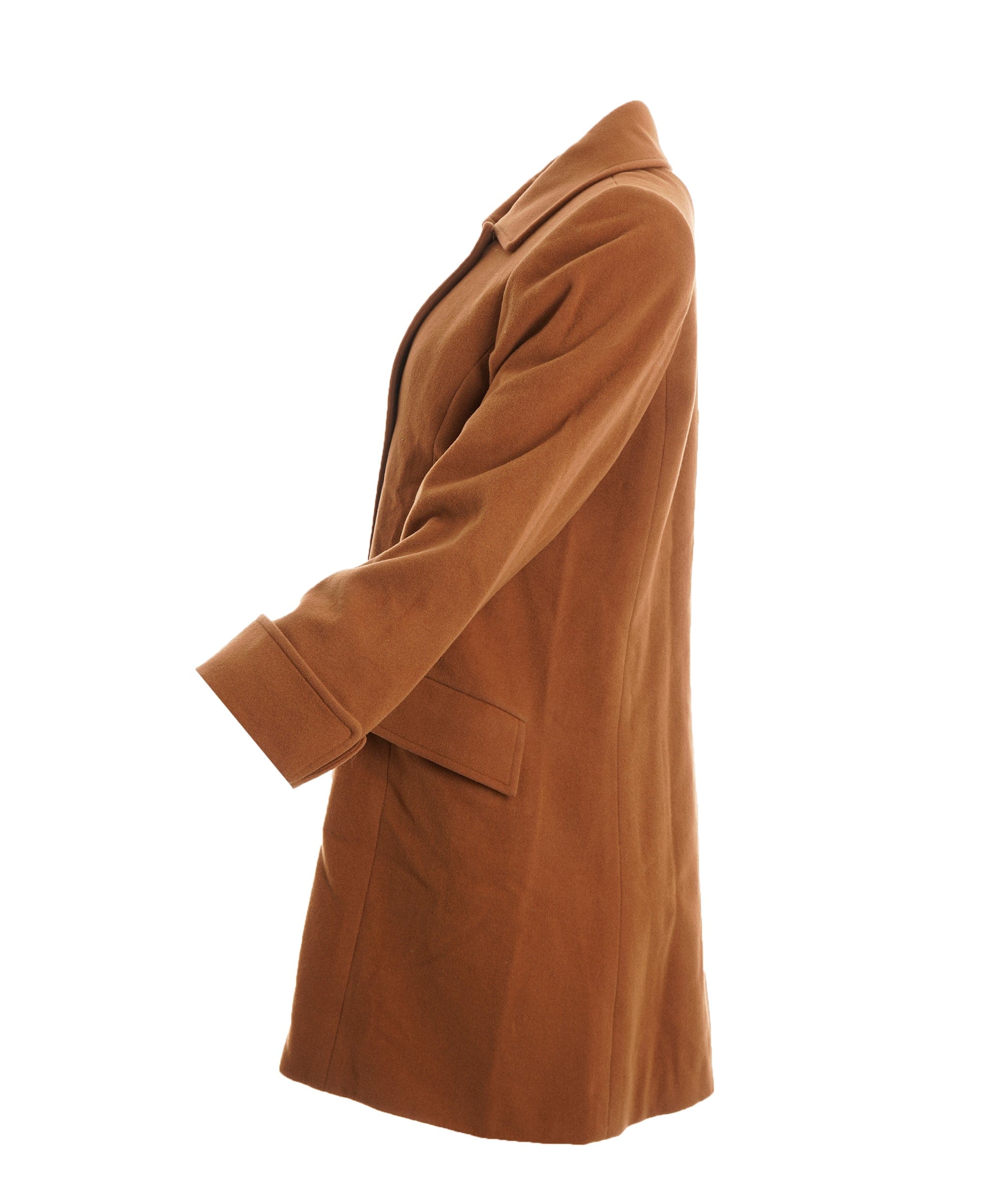 Yves Saint Laurent YSL Caramel Wool Coat ALC3006
