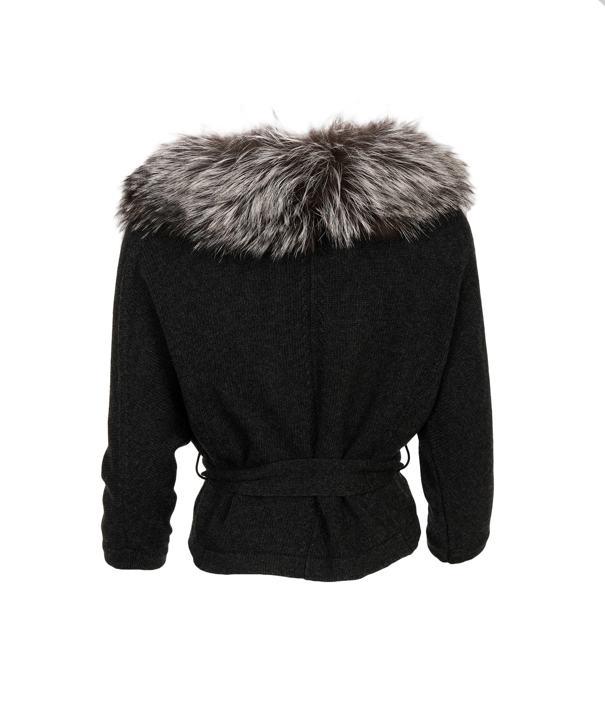 Yves Saint Laurent YSL Fur Cardigan ALC3134