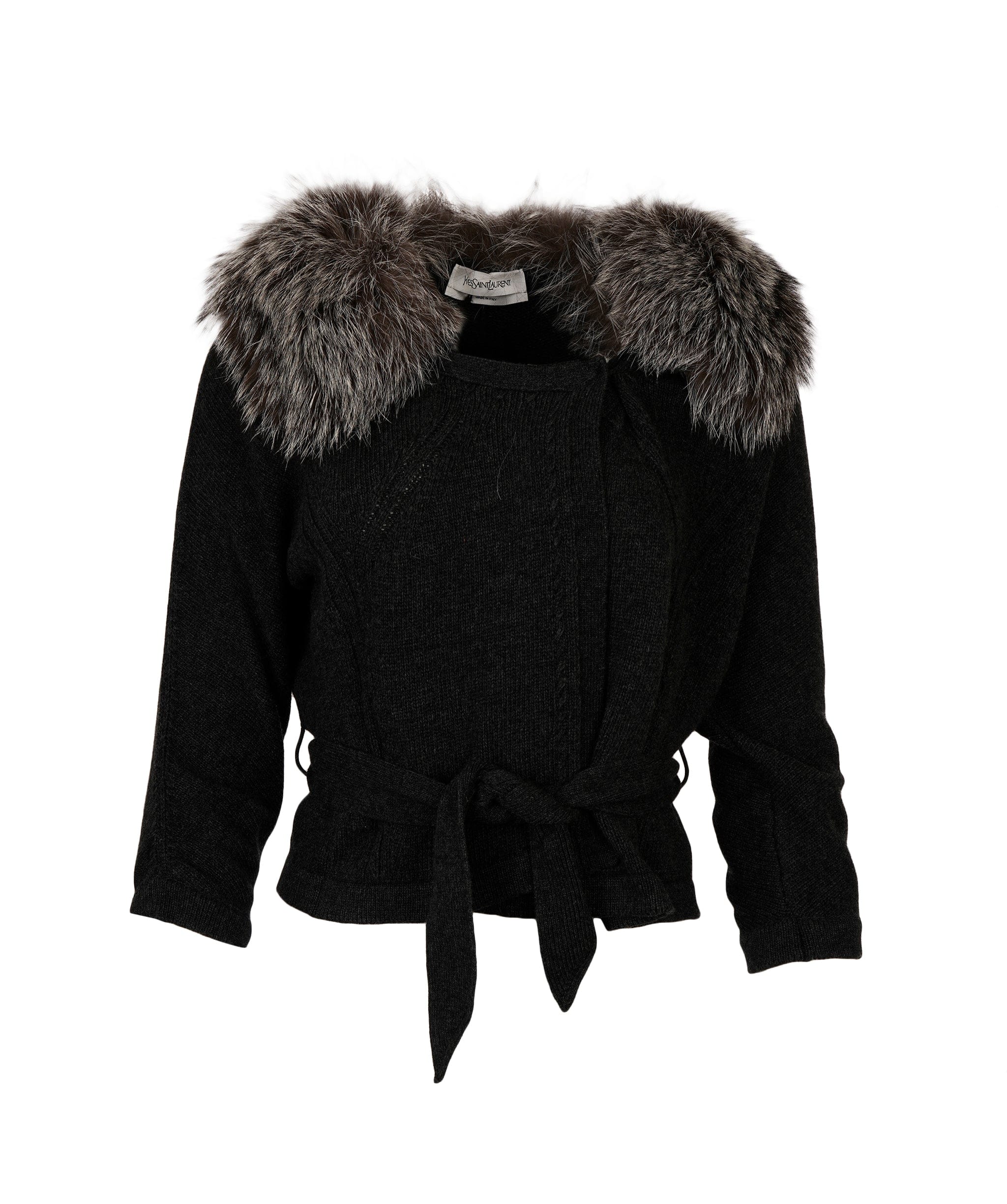 Yves Saint Laurent YSL Fur Cardigan ALC3134