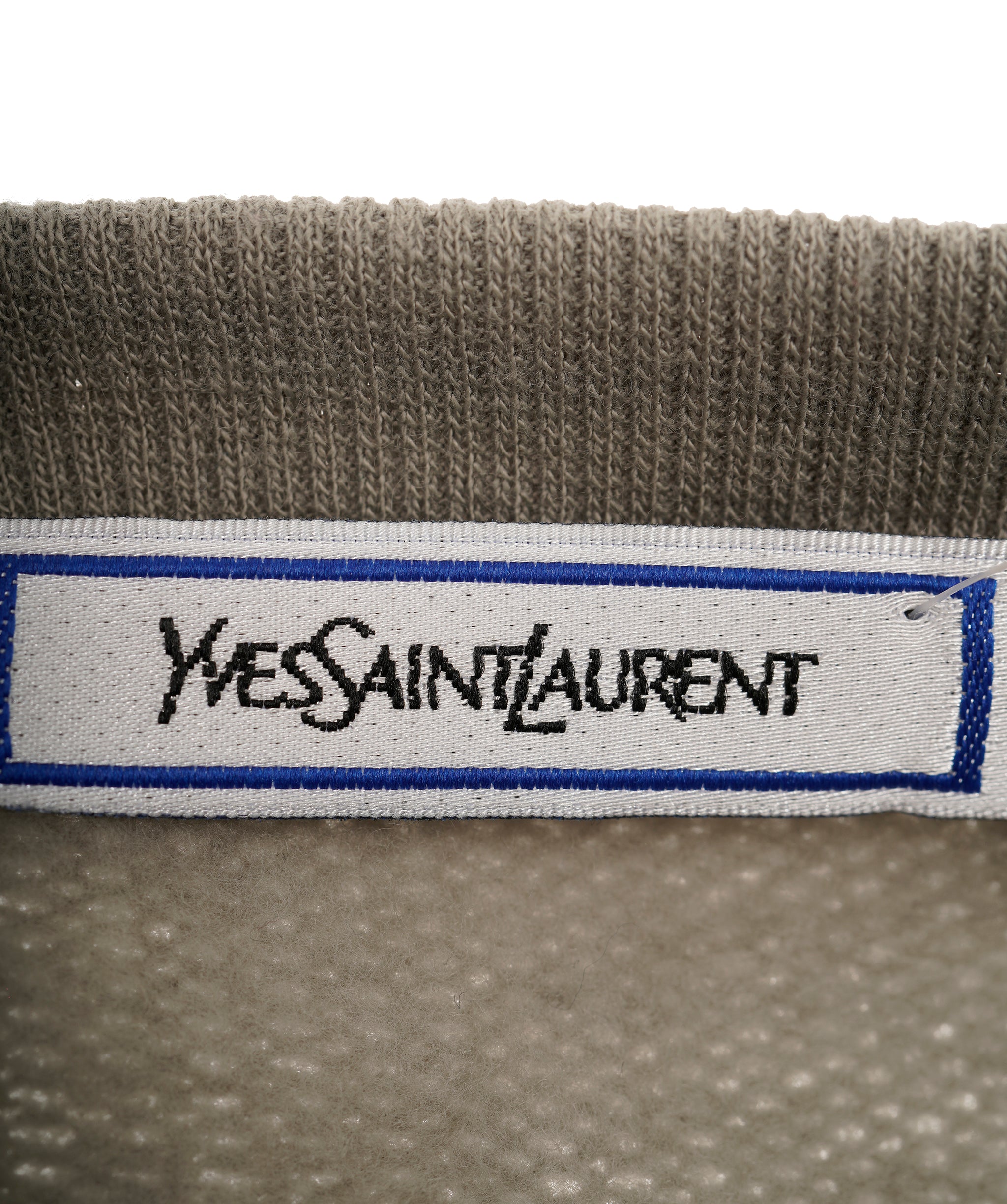 Yves Saint Laurent YSL Light Grey Logo Jumper L ALC3623