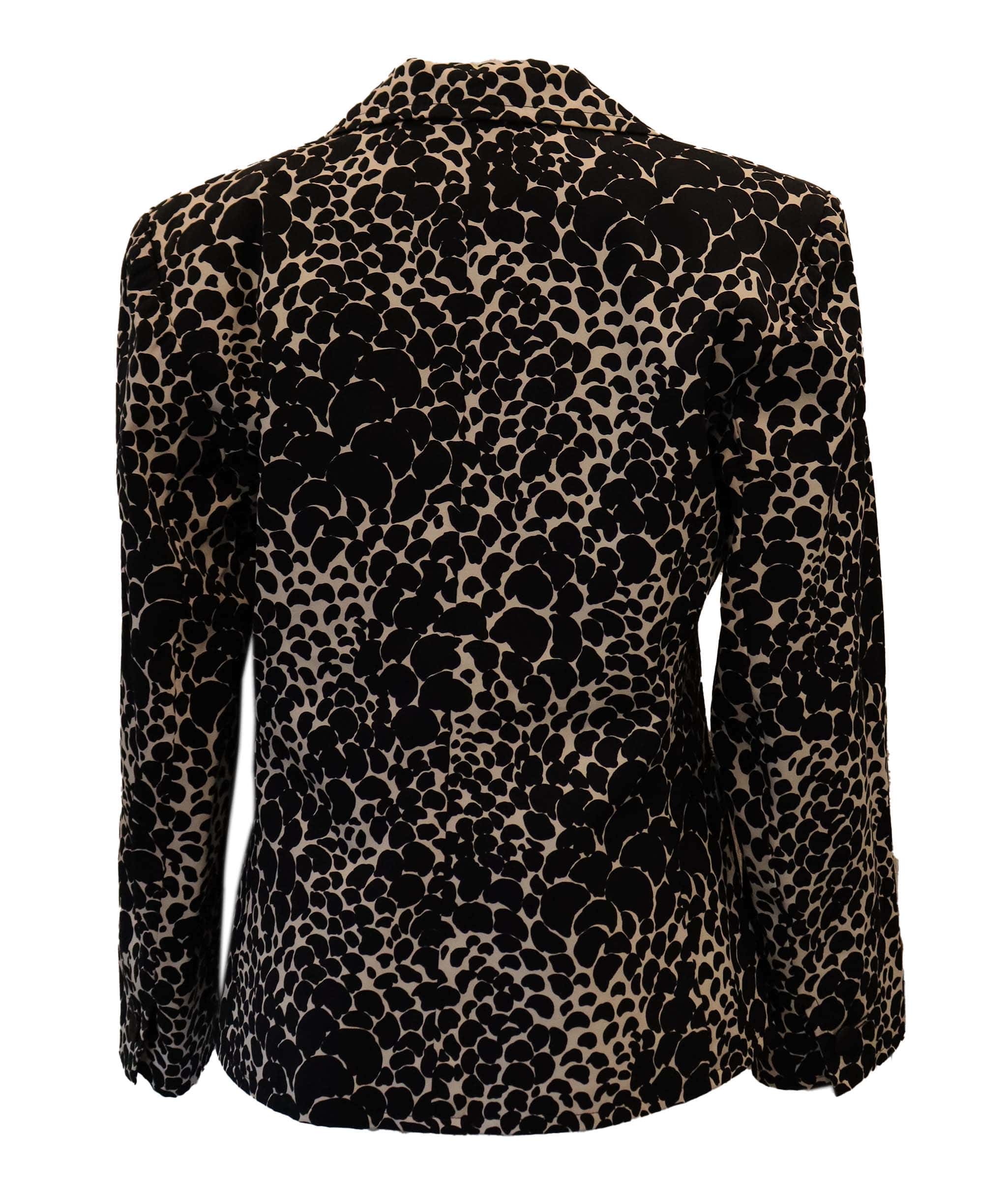 Yves Saint Laurent Yves Saint Laurent Black and white cotton jacket AGC2640