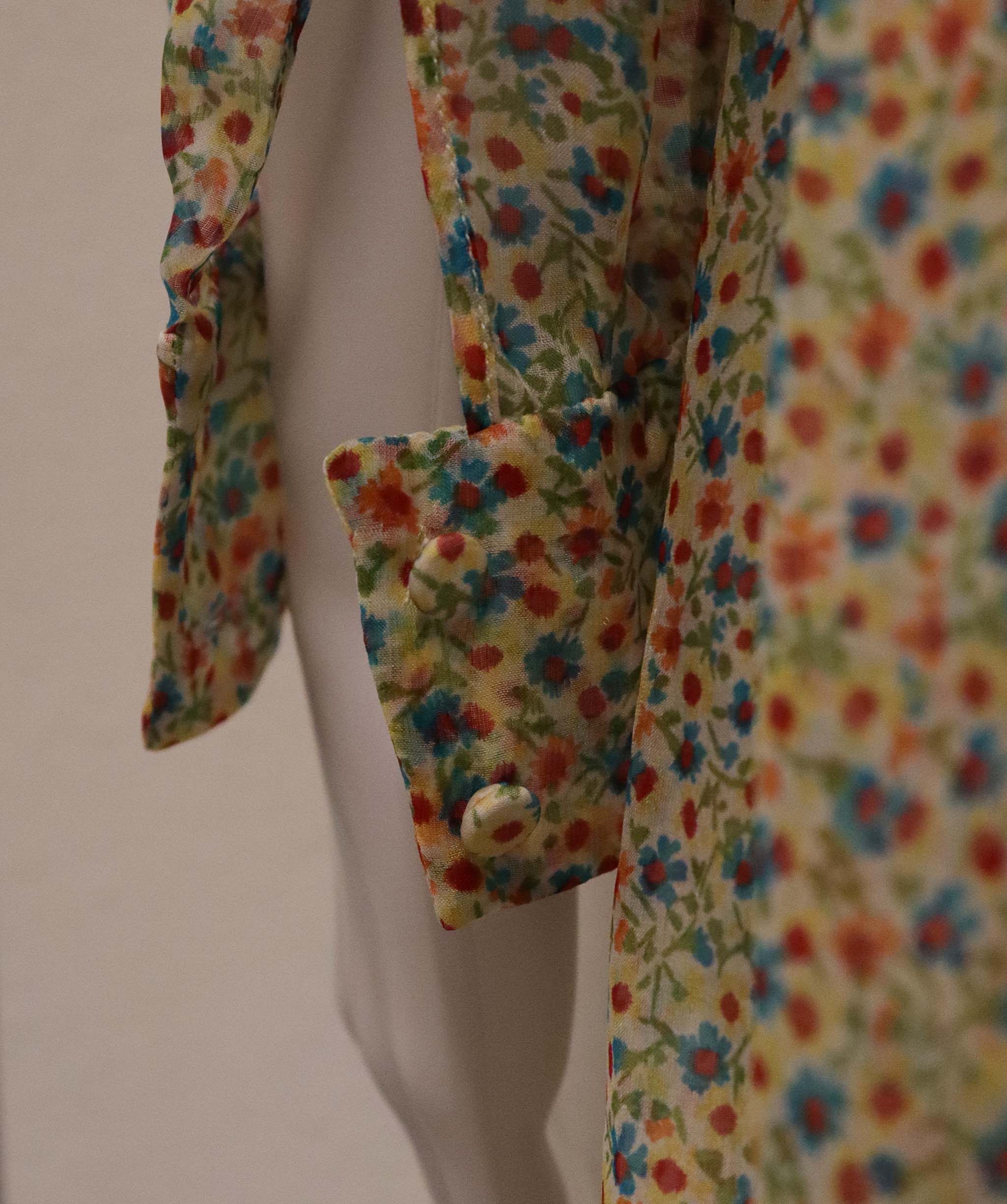 Yves Saint Laurent Yves Saint Laurent flower silk dress AGC2633