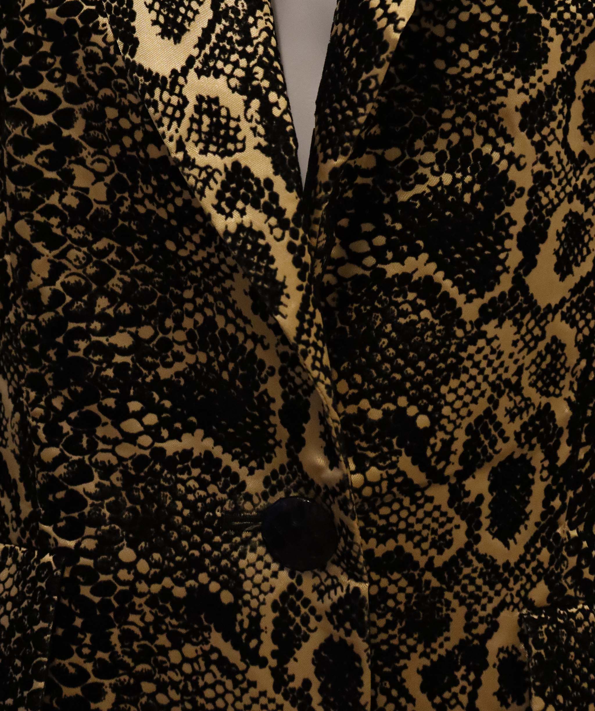 Yves Saint Laurent YVES SAINT LAURENT Snake gold jacket AGC2982