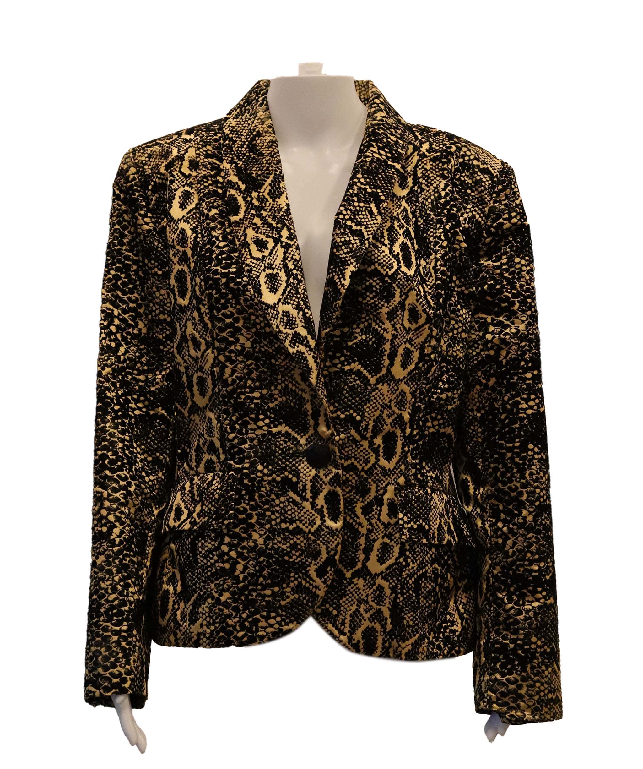 Yves Saint Laurent YVES SAINT LAURENT Snake gold jacket AGC2982