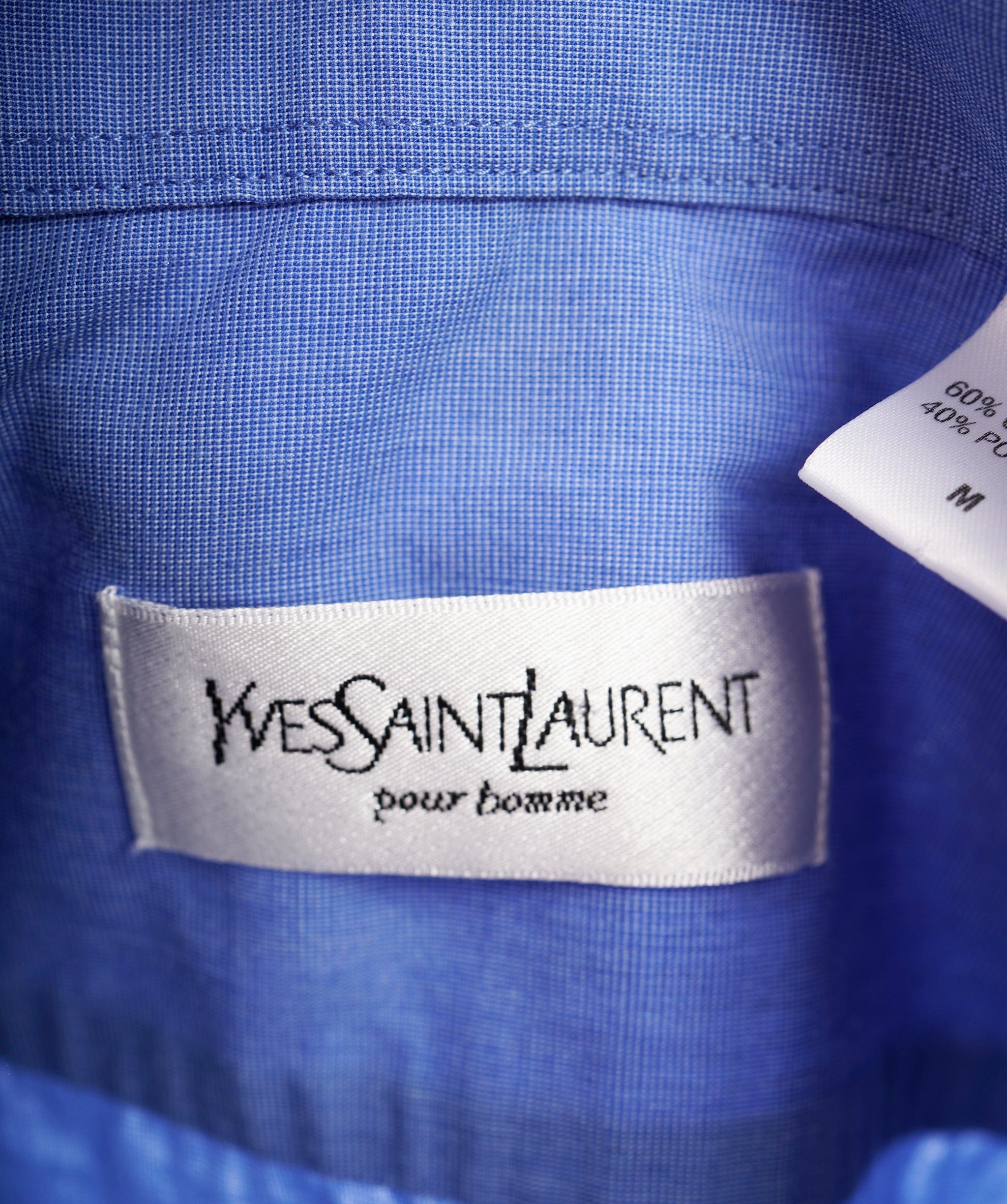 Yves Saint Laurent Yves Saint Laurent Vintage Blue Shirt DBXL0072