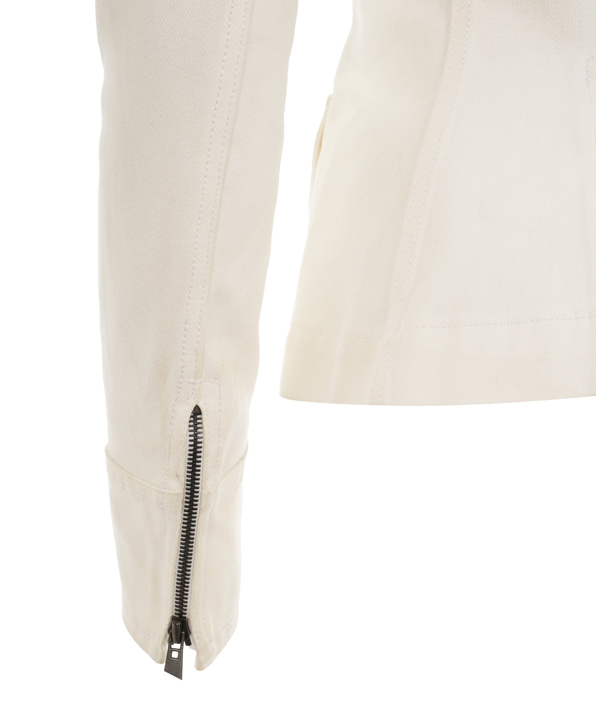 Yves Saint Laurent Yves Saint Laurent Vintage White Denim Military Jacket AKL0062