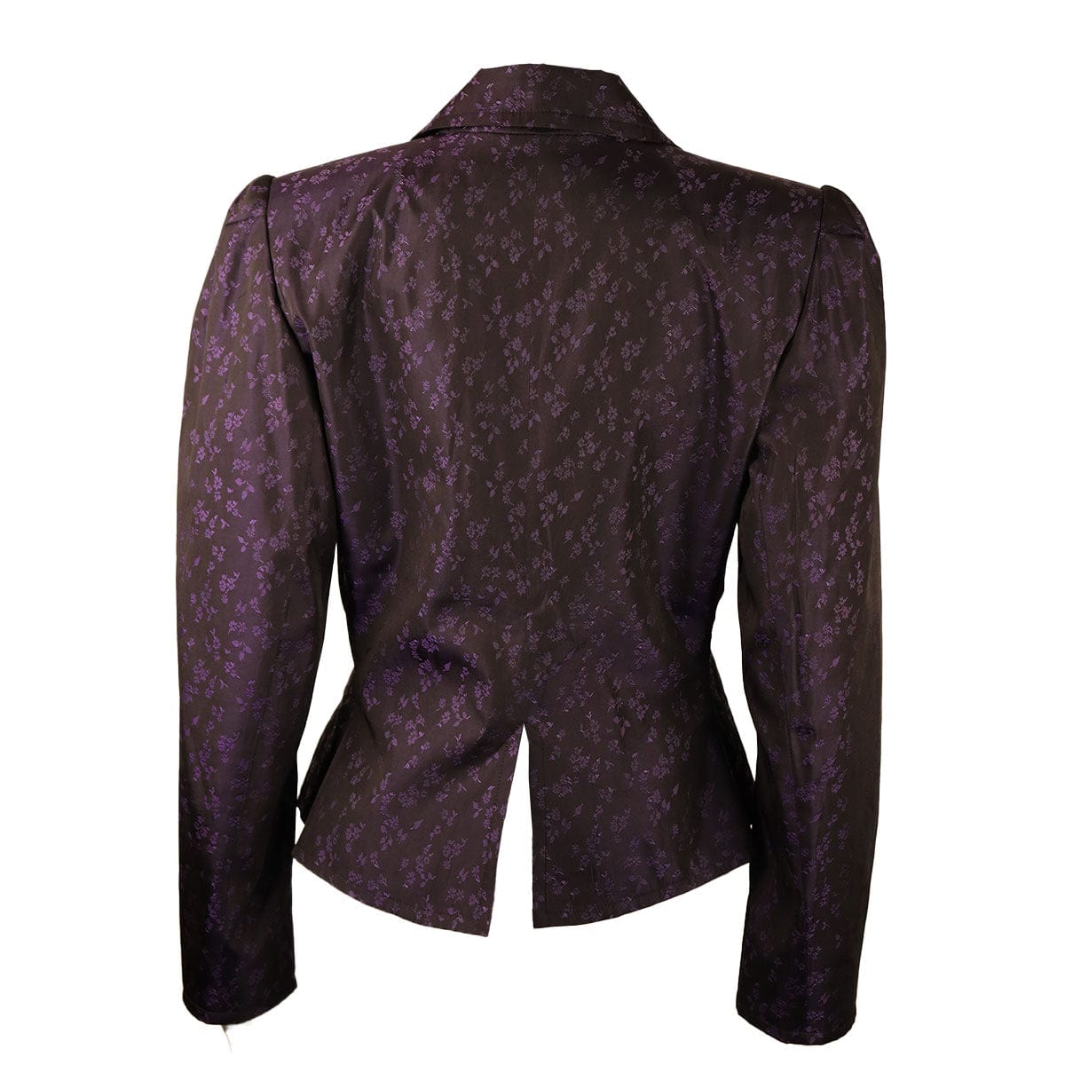 Yves Saint Laurent YVES SAINT LAURENT Violet flower silky jacket AGC2354