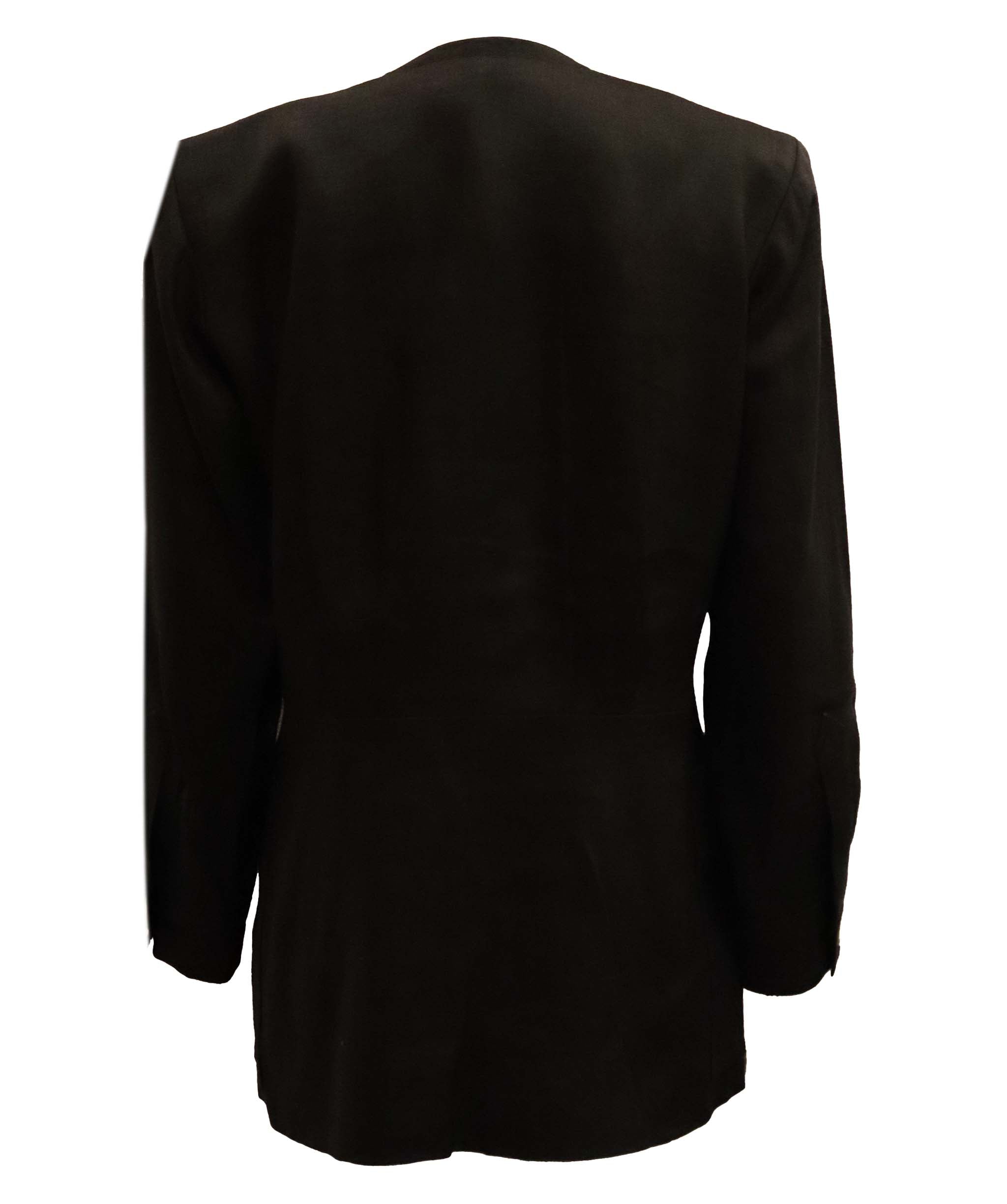 Yves Saint Laurent Yves Saint Laurent Black linen jacket AGC3002