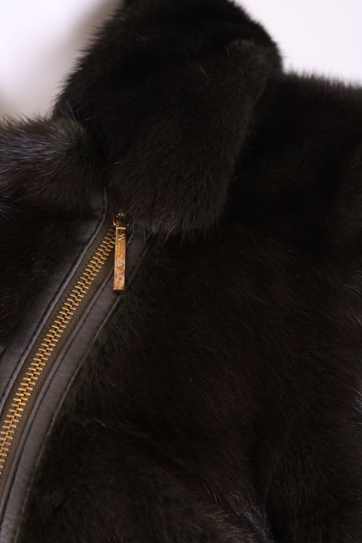 Yves Salomon Yves Salomon Mink Bomber Green M