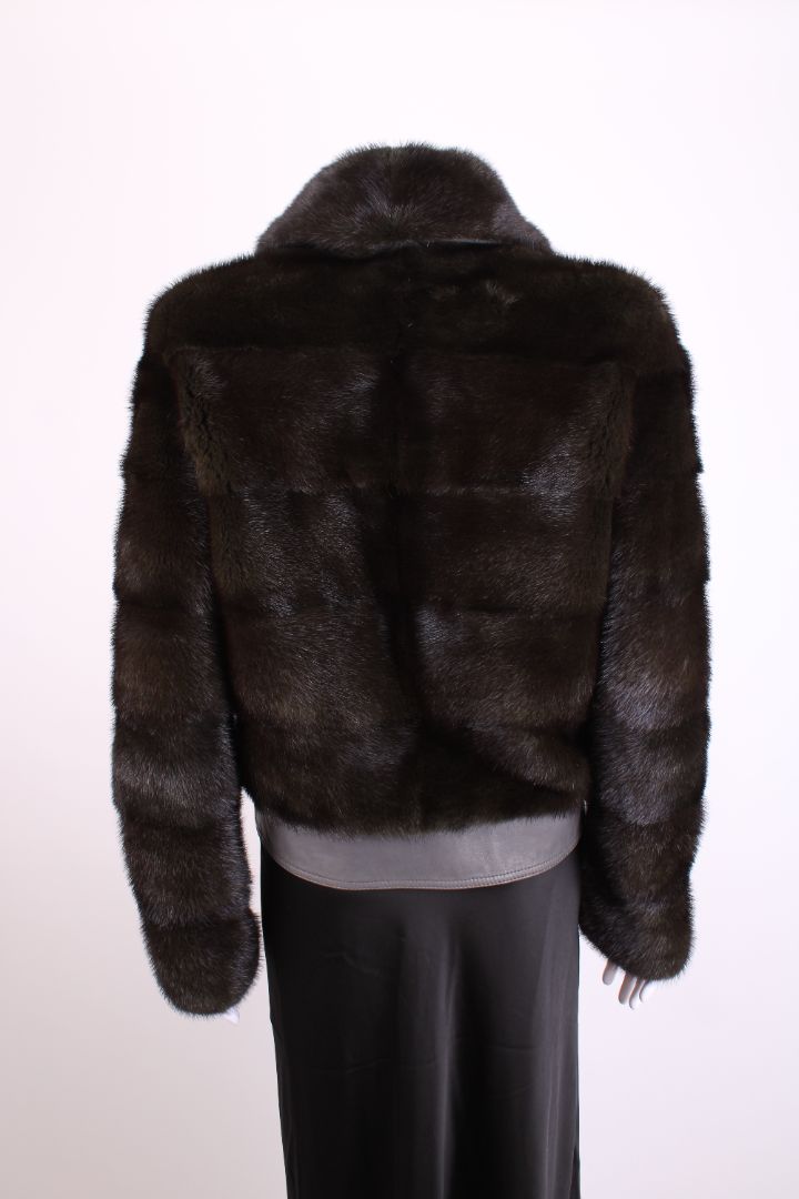 Yves Salomon Yves Salomon Mink Bomber Green M
