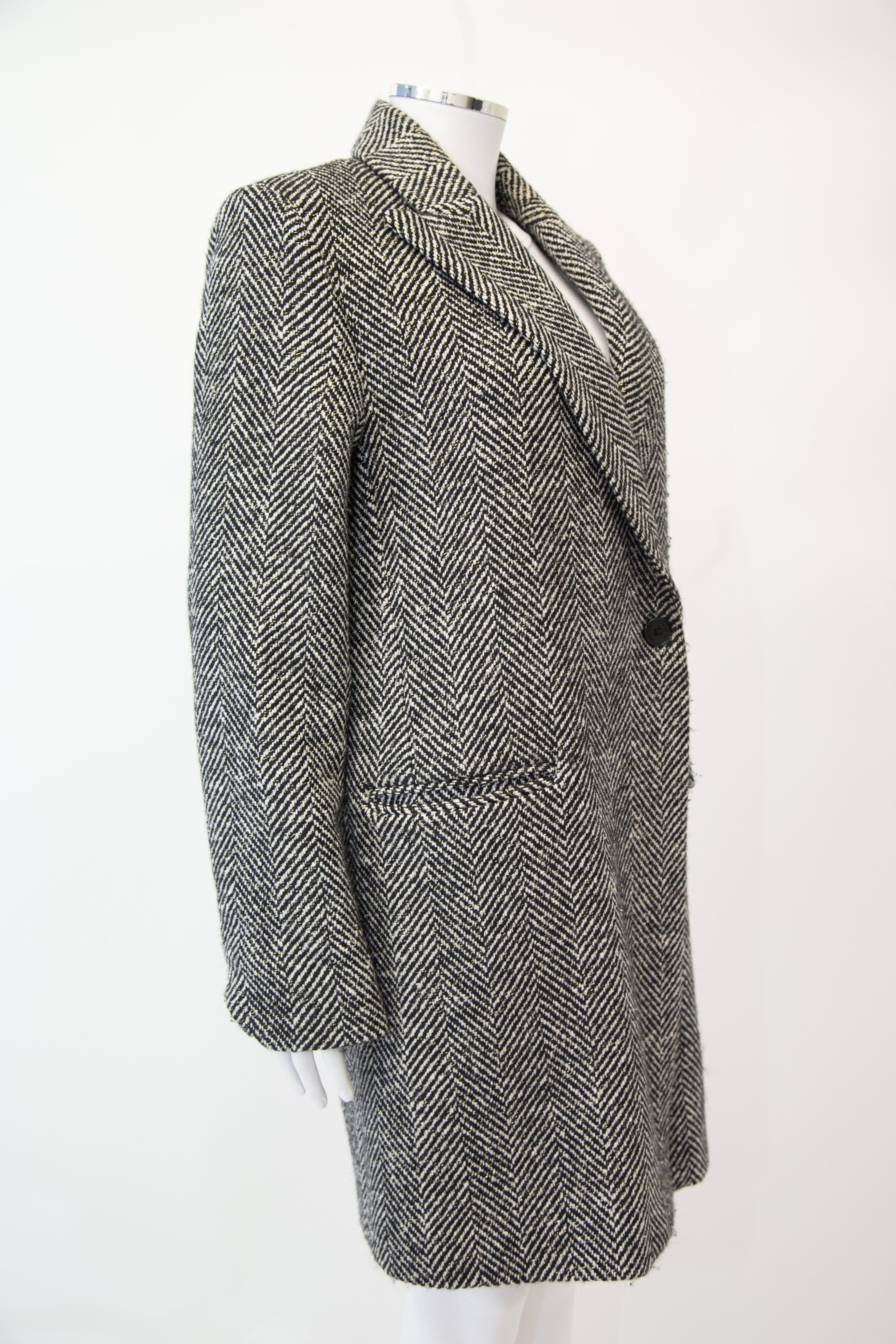 Zadig & Voltaire Zadig & Voltaire Coat Grey Herringbone 12