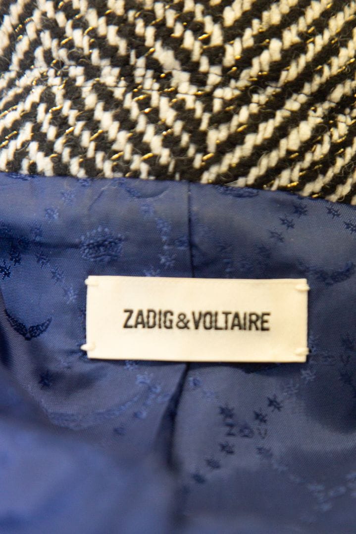 Zadig & Voltaire Zadig & Voltaire Coat Grey Herringbone 12