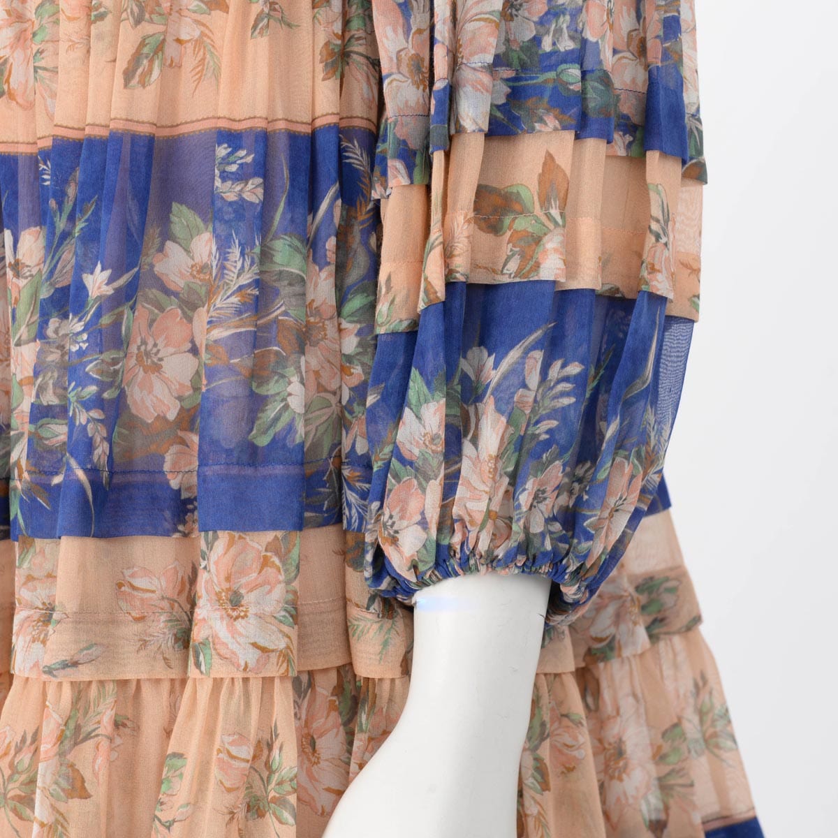 Zimmermann Zimmermann Blue & Pink Moonshine Tuck Mini Dress 0