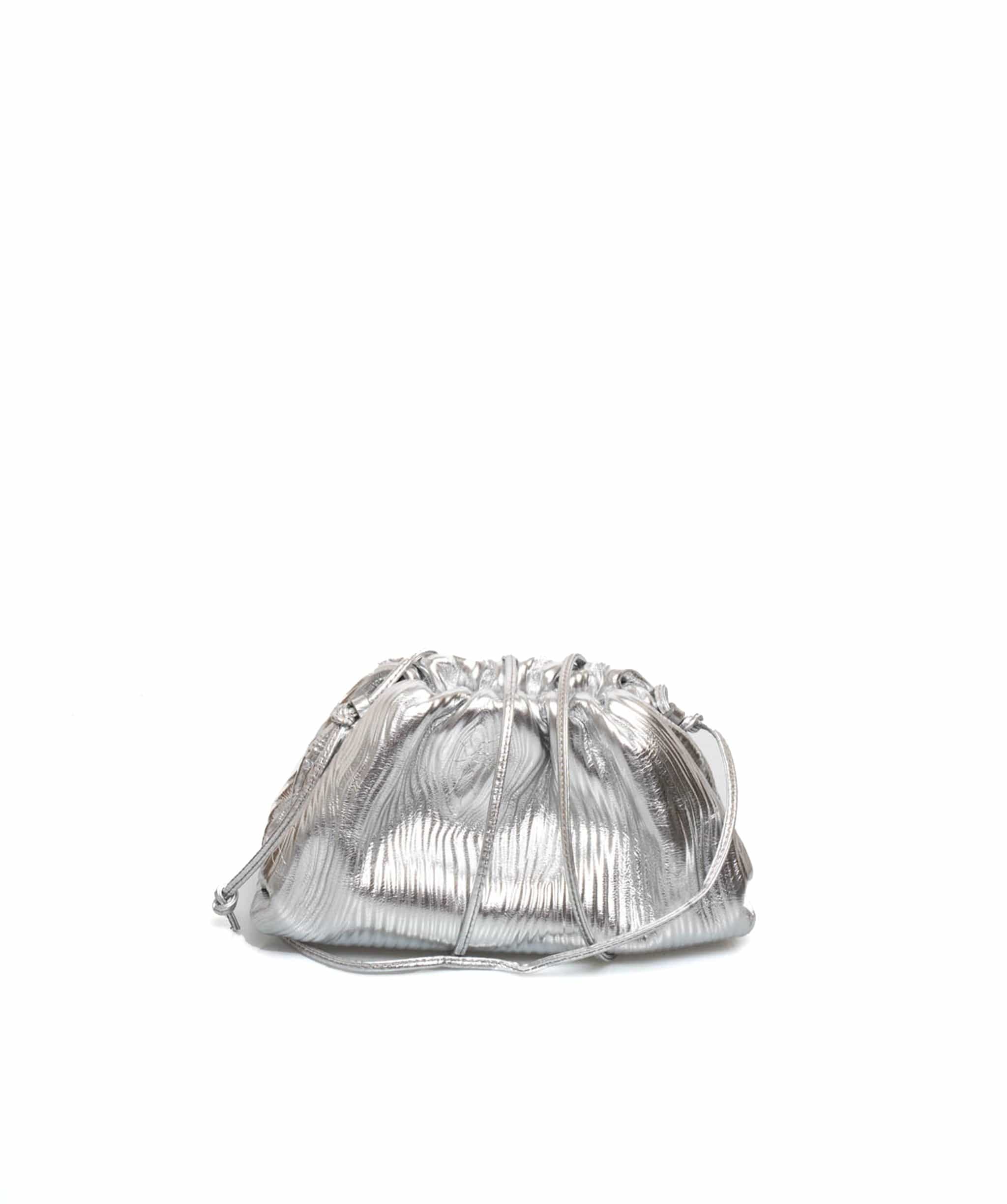 Bottega Veneta Silver Pouch ADL1555 – LuxuryPromise
