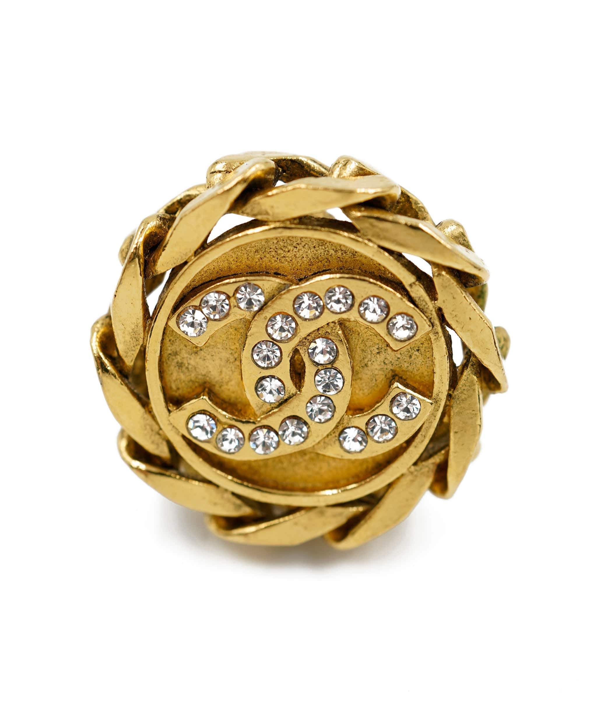 Chanel chanel earrings diamonte ALC0137