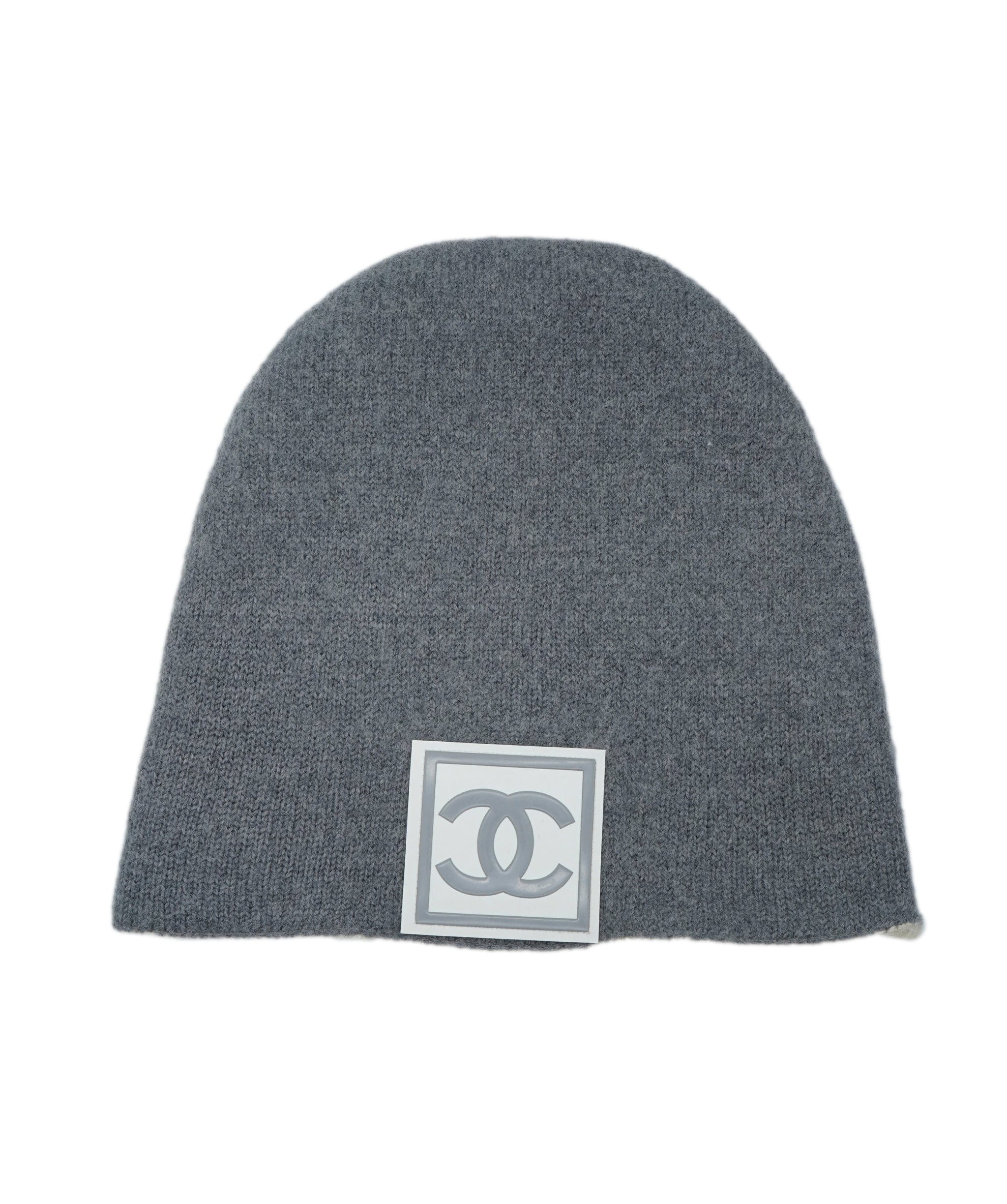 Chanel grey beanie Clearance