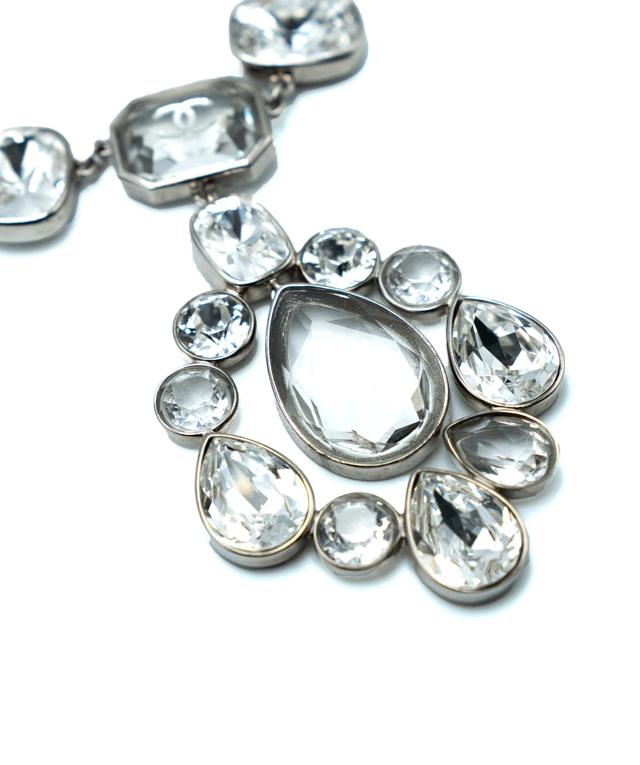 Chanel silver necklace ASL3698
