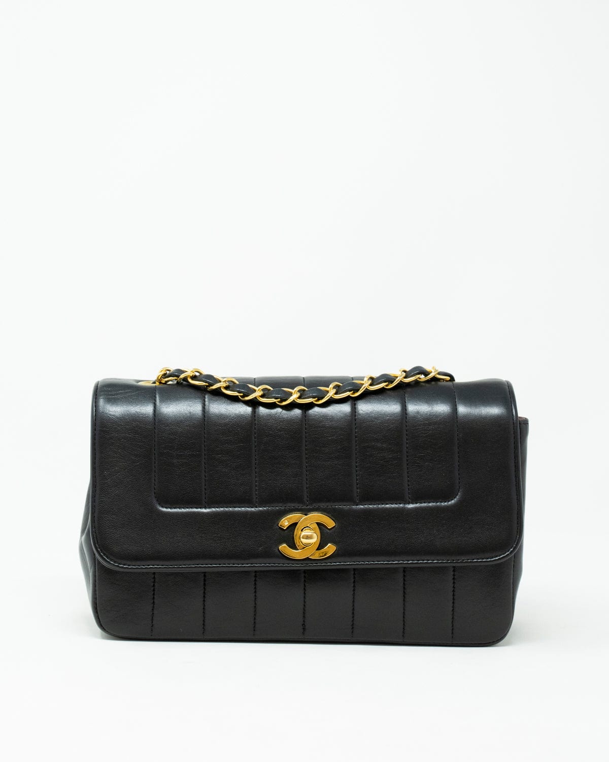 Black Chanel Quilted Ankle Bag at 1stDibs