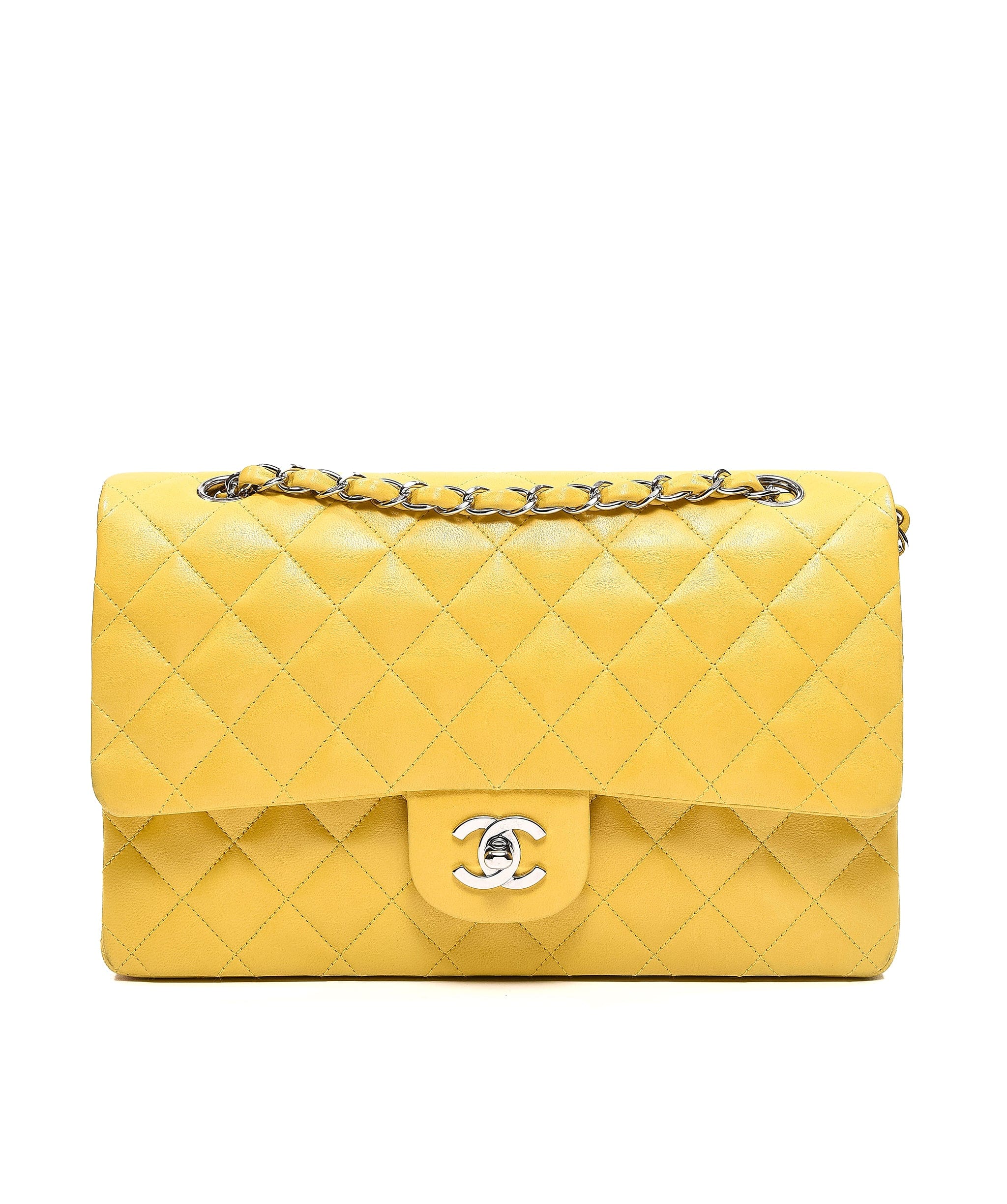 Chanel flap yellow Clearance