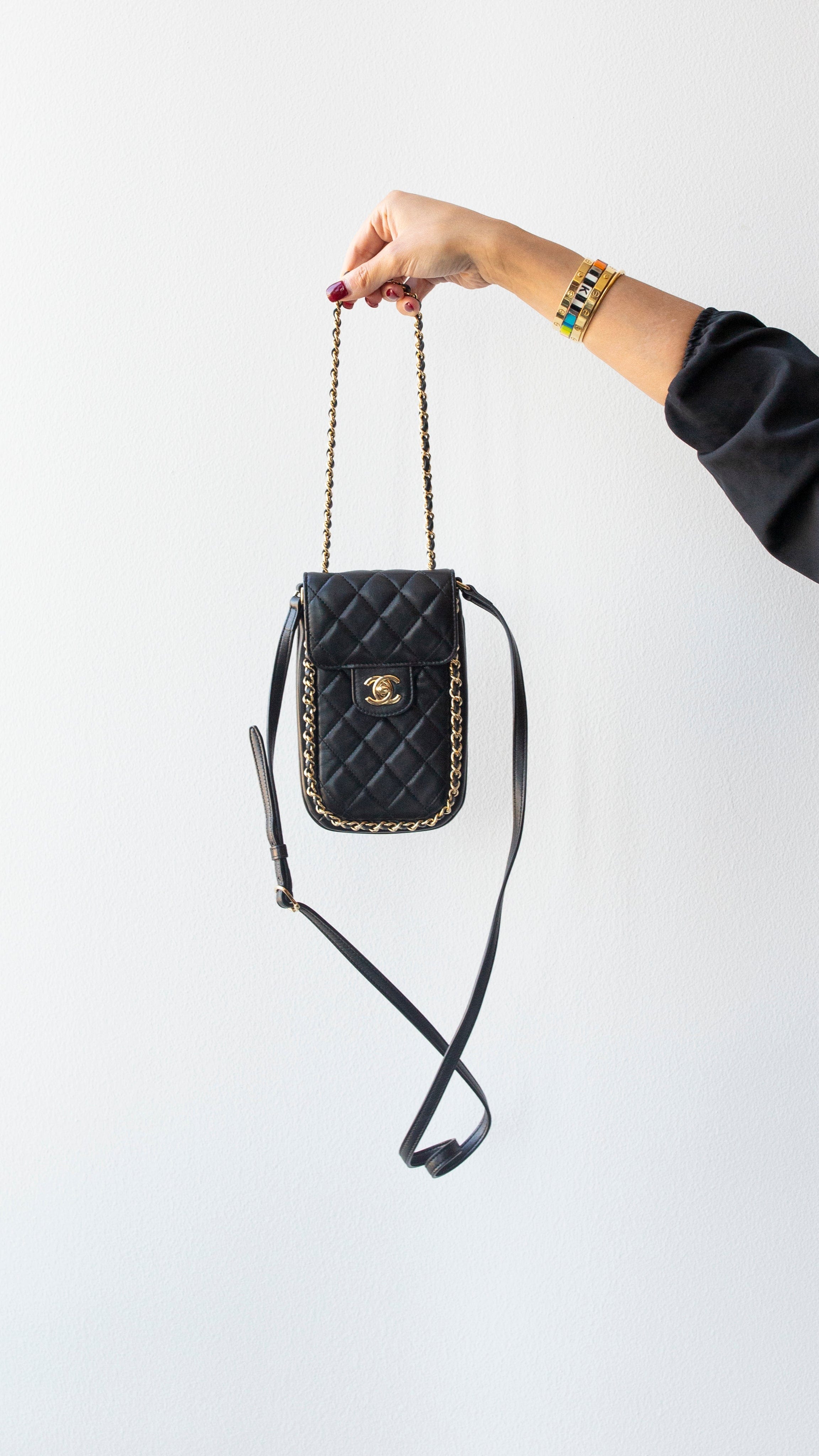 chanel phone crossbody