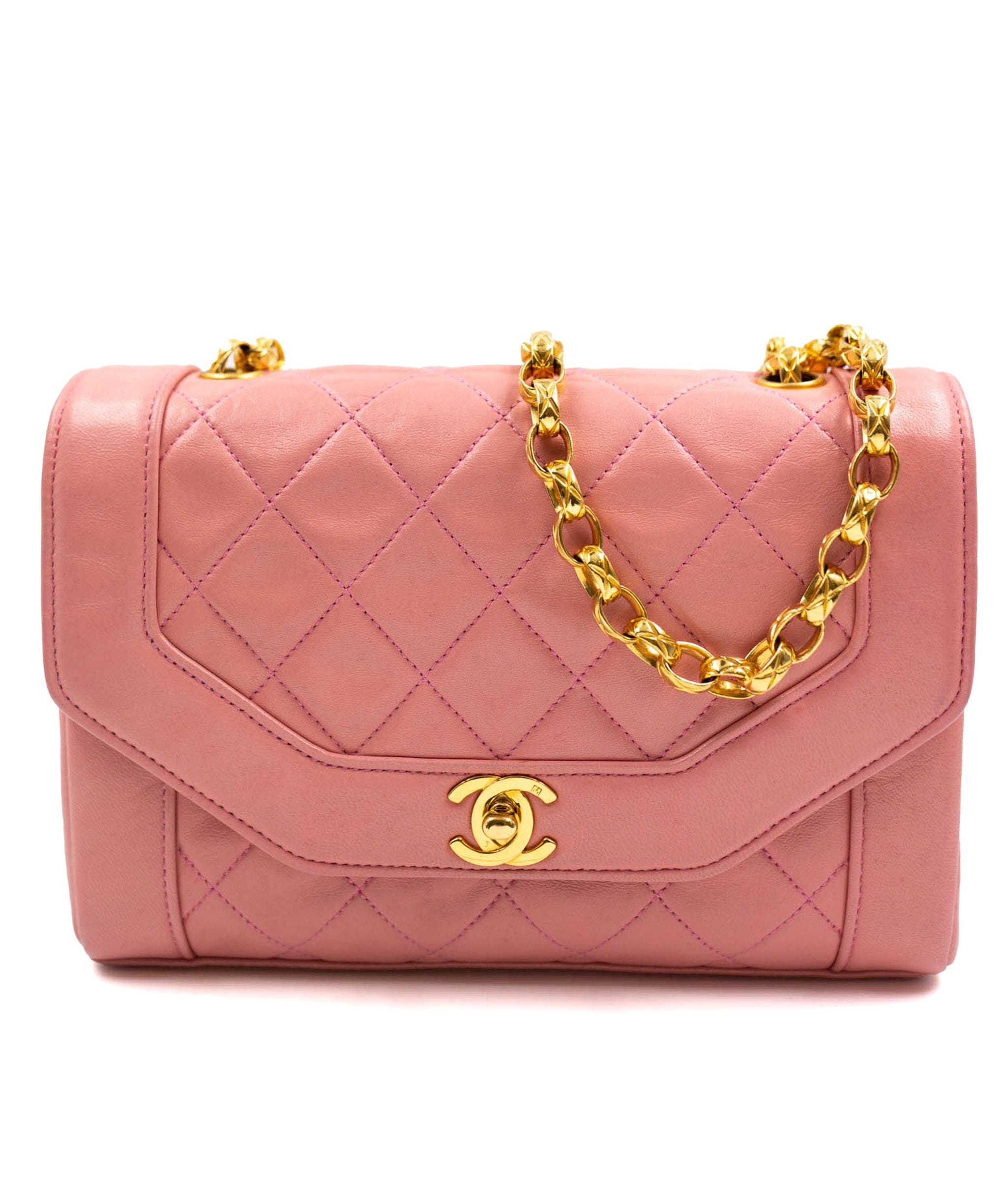 Chanel Pink Diana Flap Bag AWL3634 LuxuryPromise