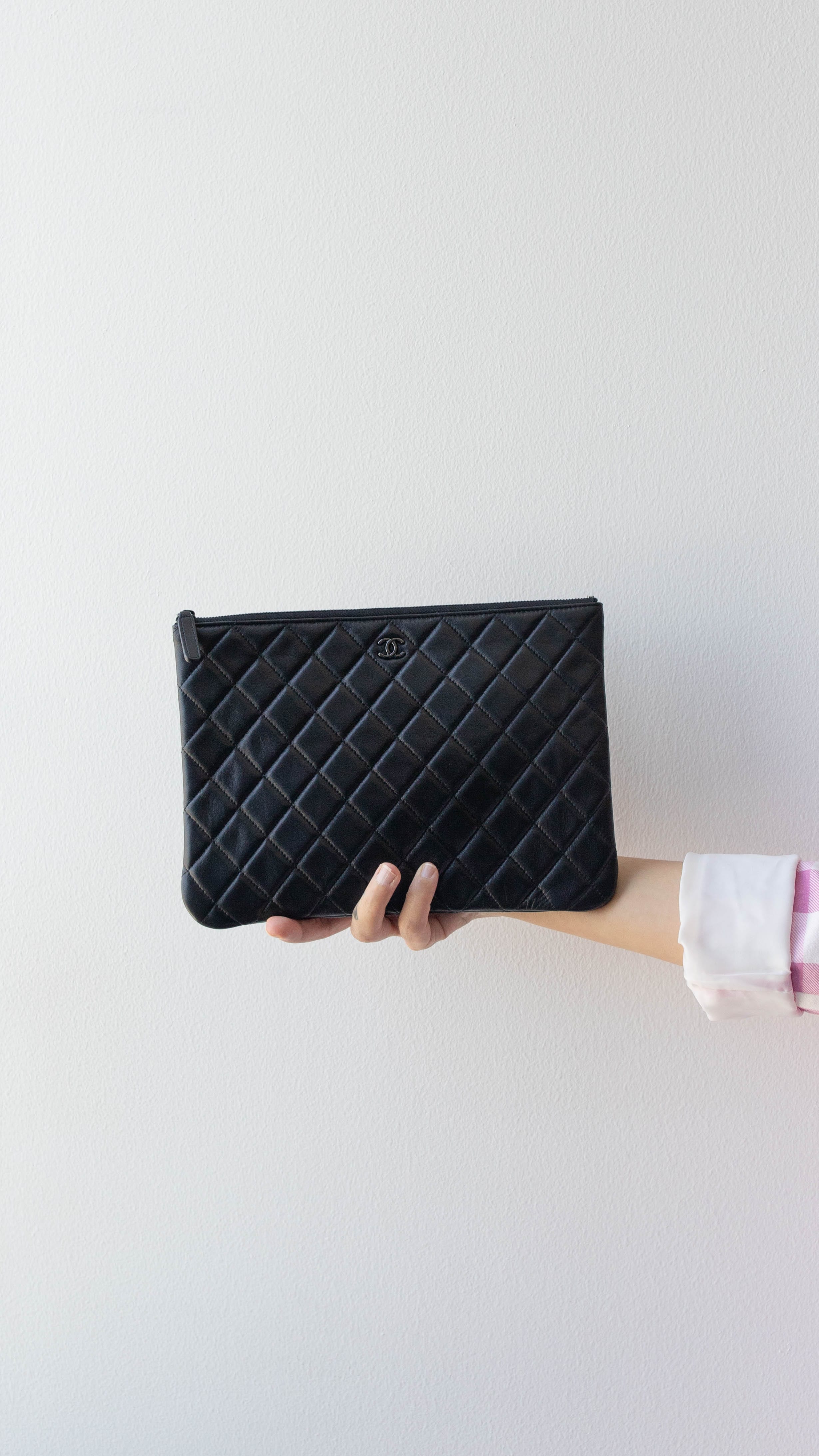Chanel Authenticated Leather Clutch Bag