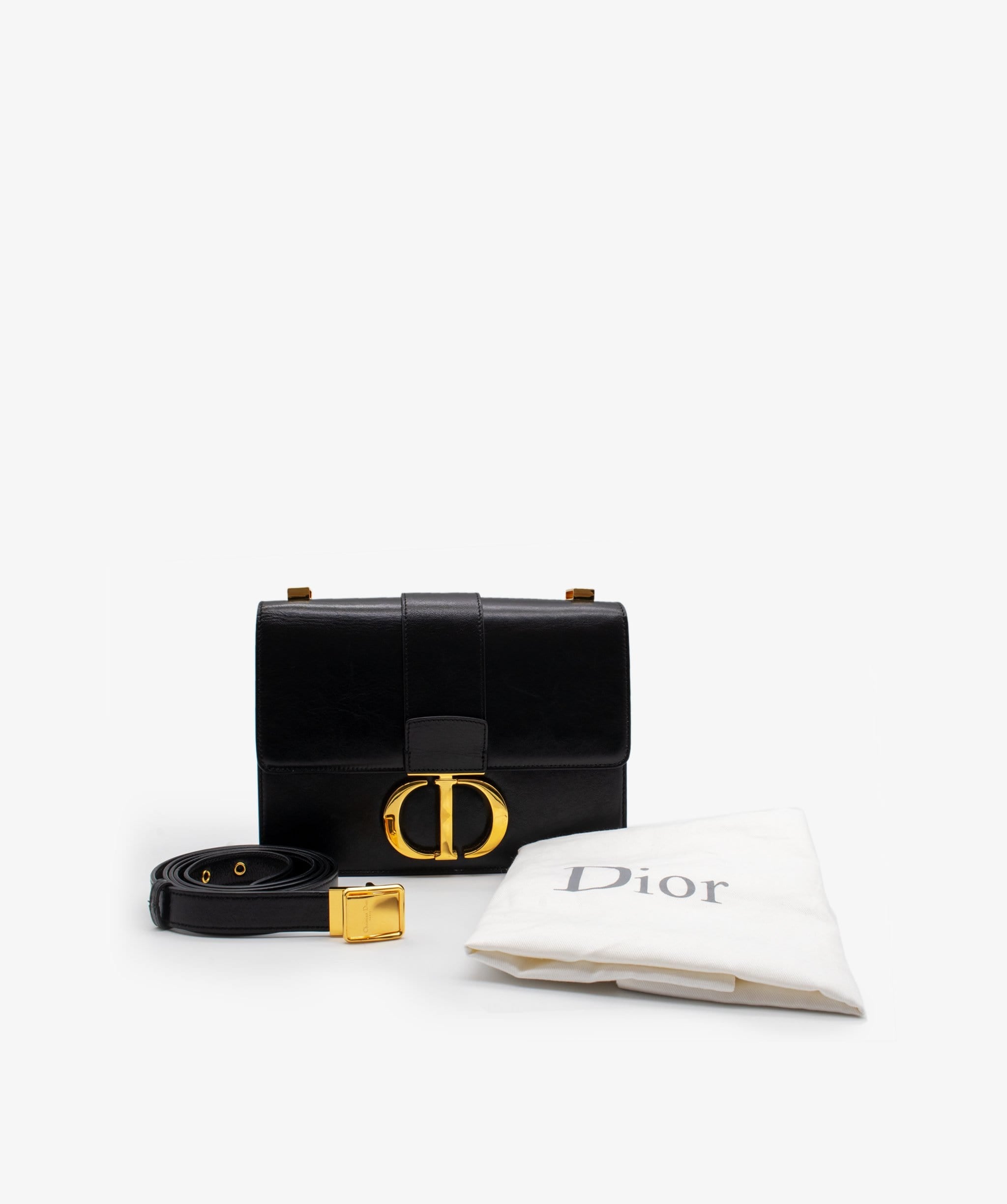Dior 30 Montaigne Leather Shoulder Bag