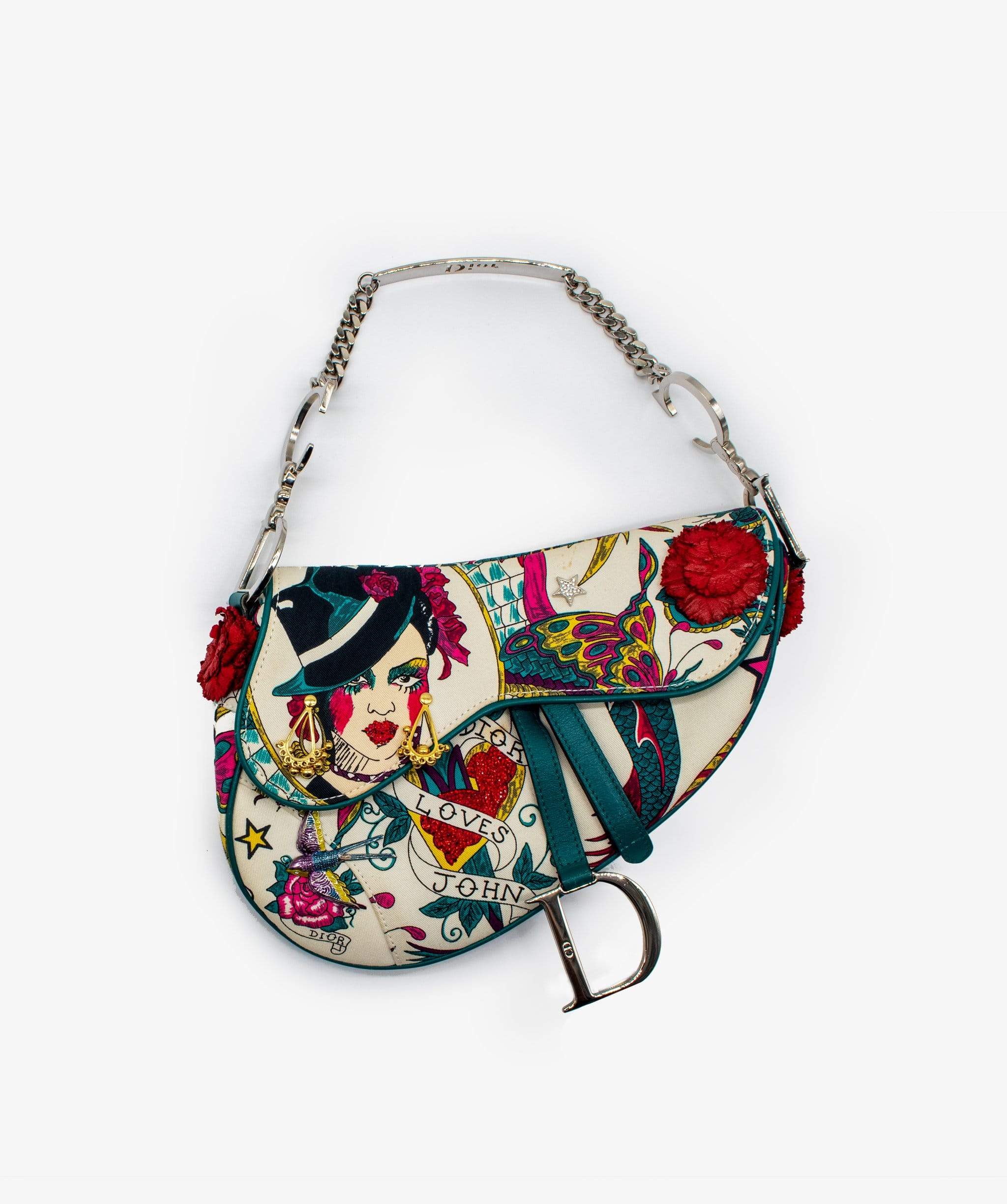 Dior Authenticated Saddle Vintage Handbag