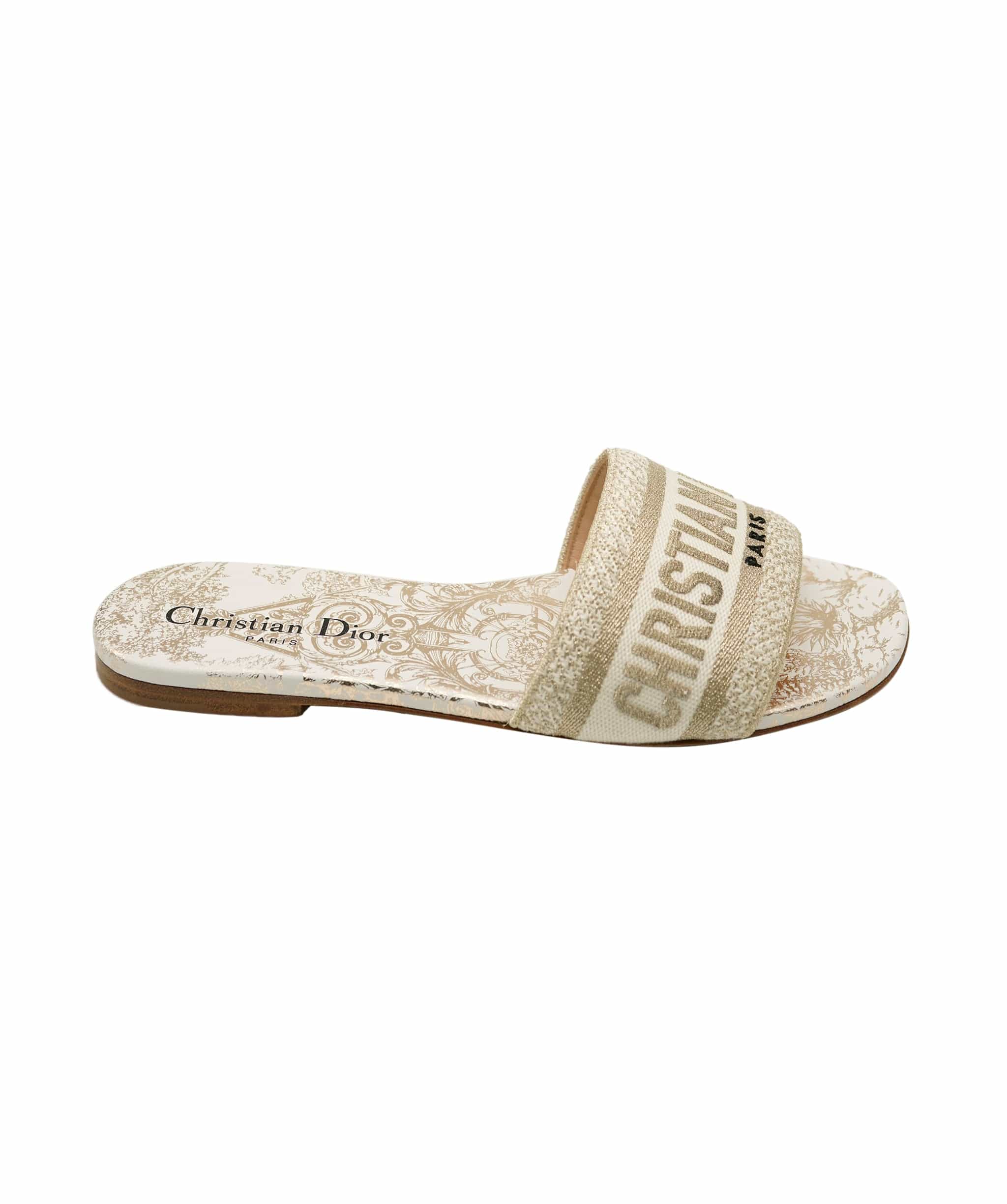 Christian dior slippers white Clearance