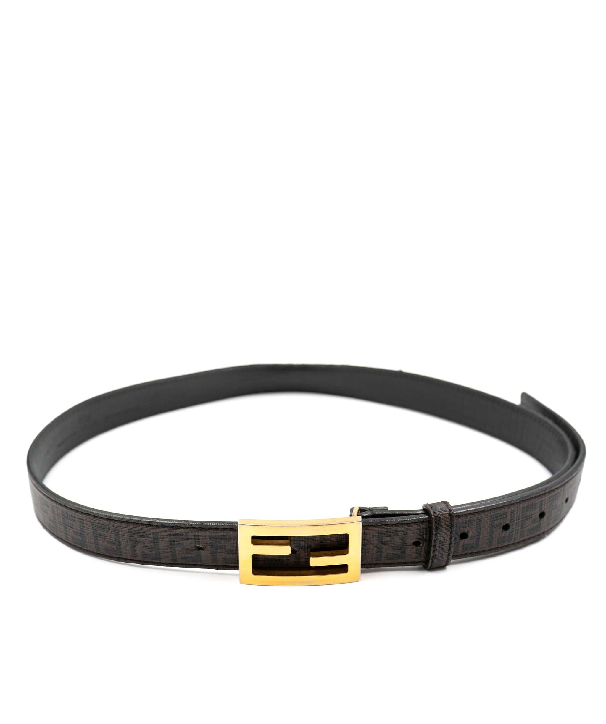 Fendi zucca shop belt black