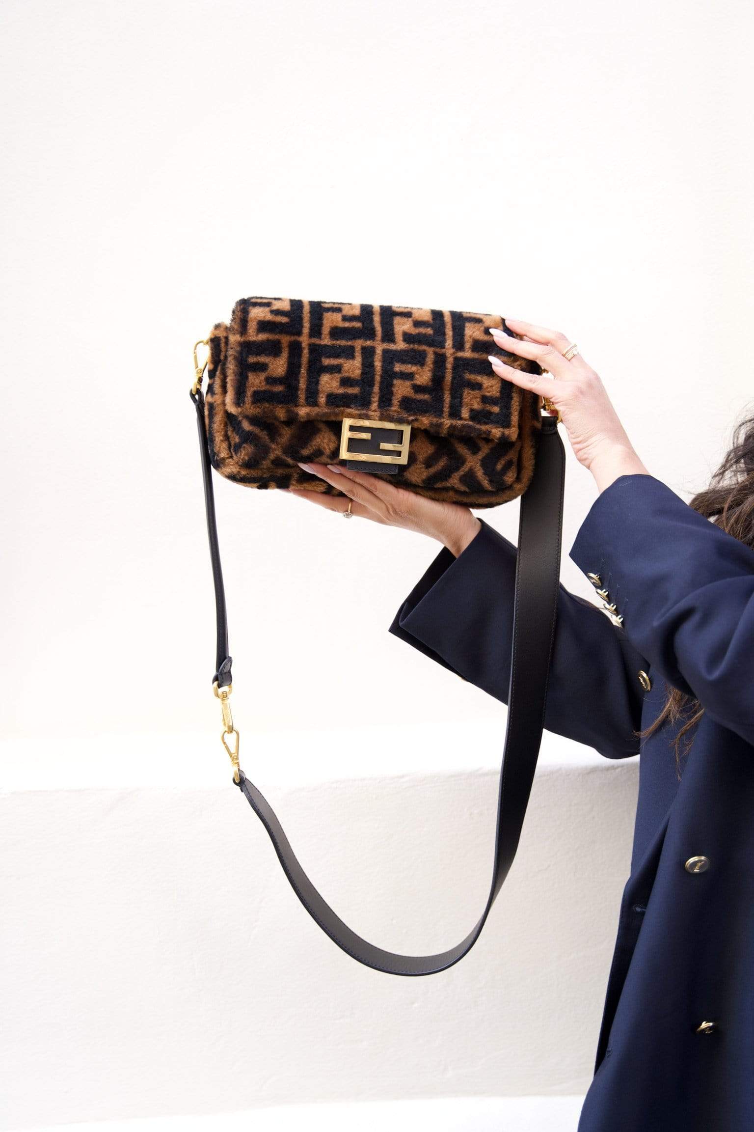 Furry fendi bag Clearance